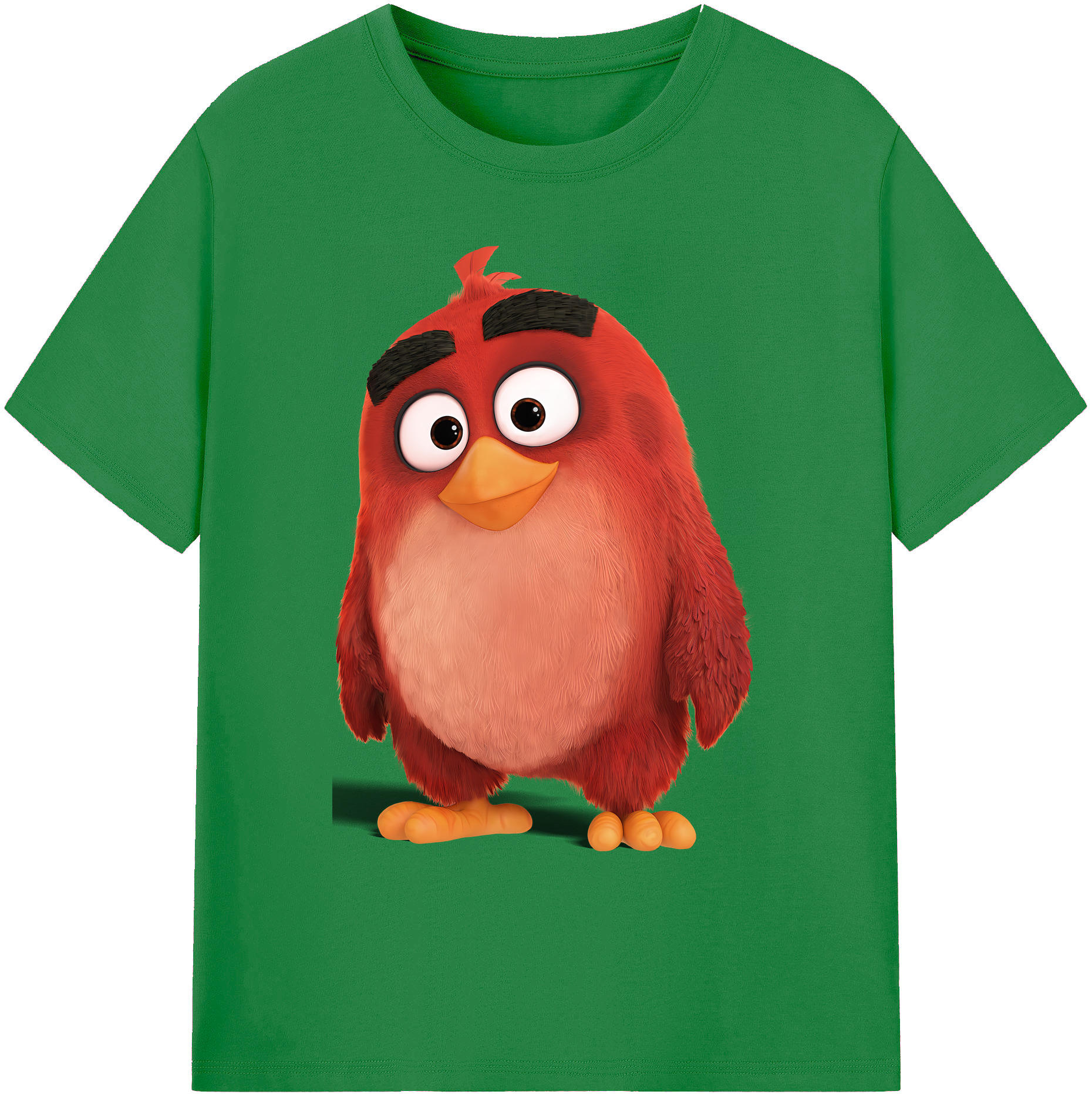 （画像用） Angry Birds アングリーバード 綿100％ メンズ半袖Tシャツ｜肌触りやわらか＆通気性