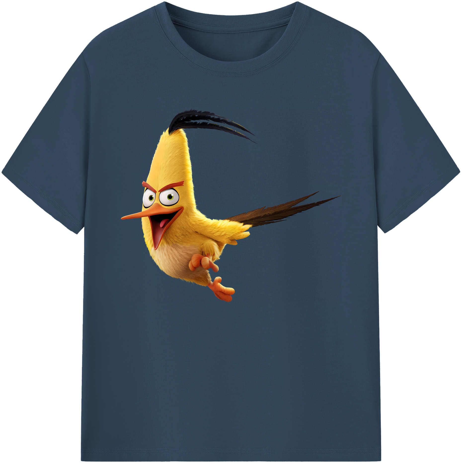 （画像用） Angry Birds アングリーバード 綿100％ メンズ半袖Tシャツ｜肌触りやわらか＆通気性