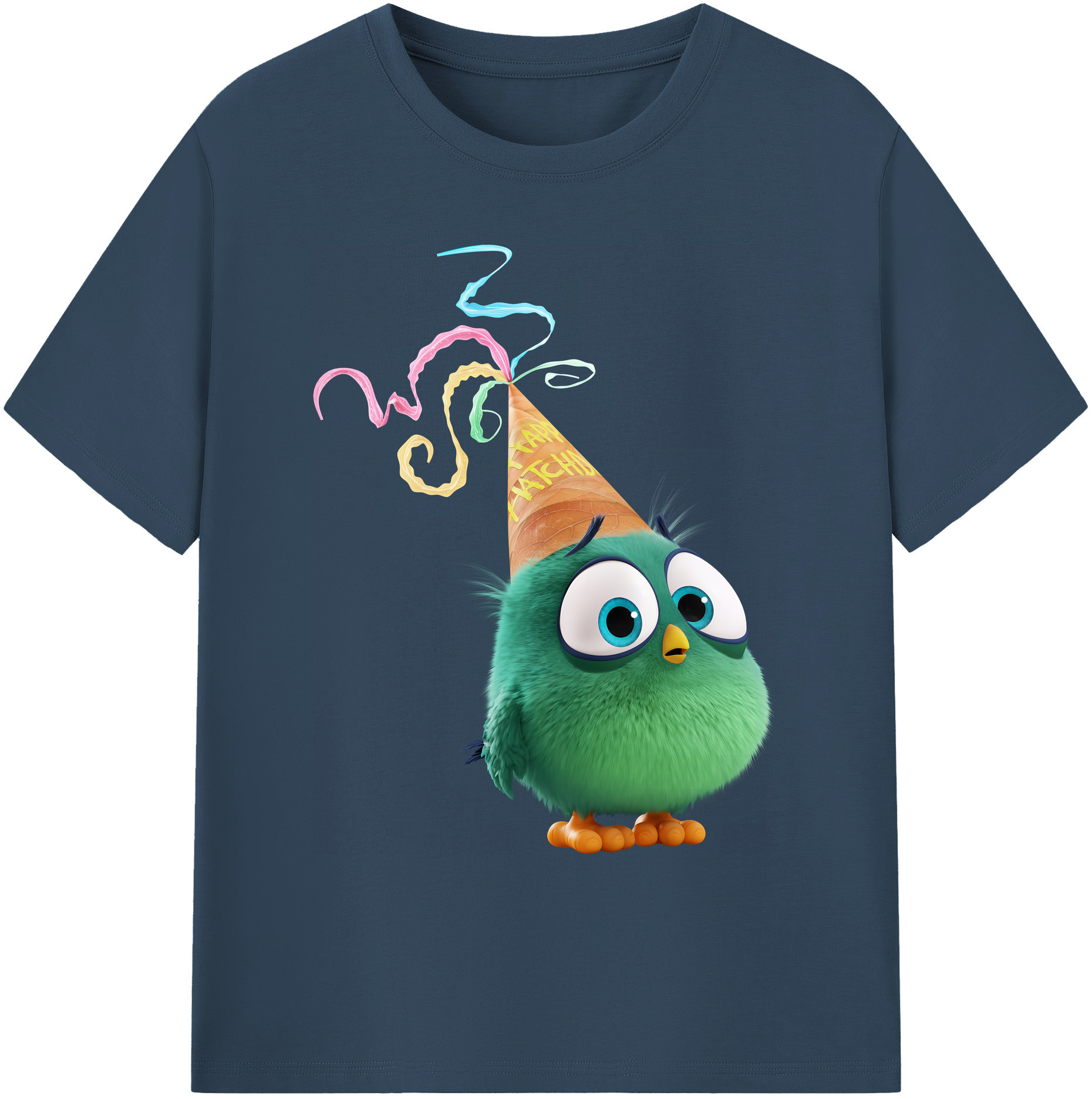 （画像用） Angry Birds アングリーバード 綿100％ メンズ半袖Tシャツ｜肌触りやわらか＆通気性