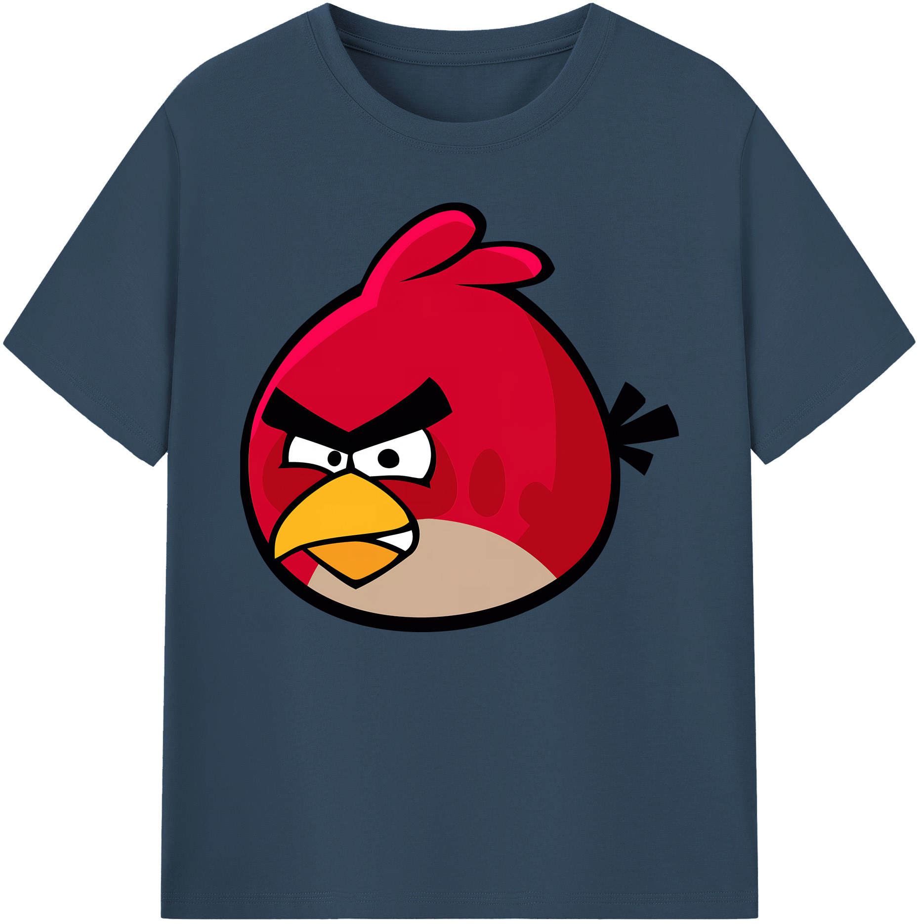 （画像用） Angry Birds アングリーバード 綿100％ メンズ半袖Tシャツ｜肌触りやわらか＆通気性