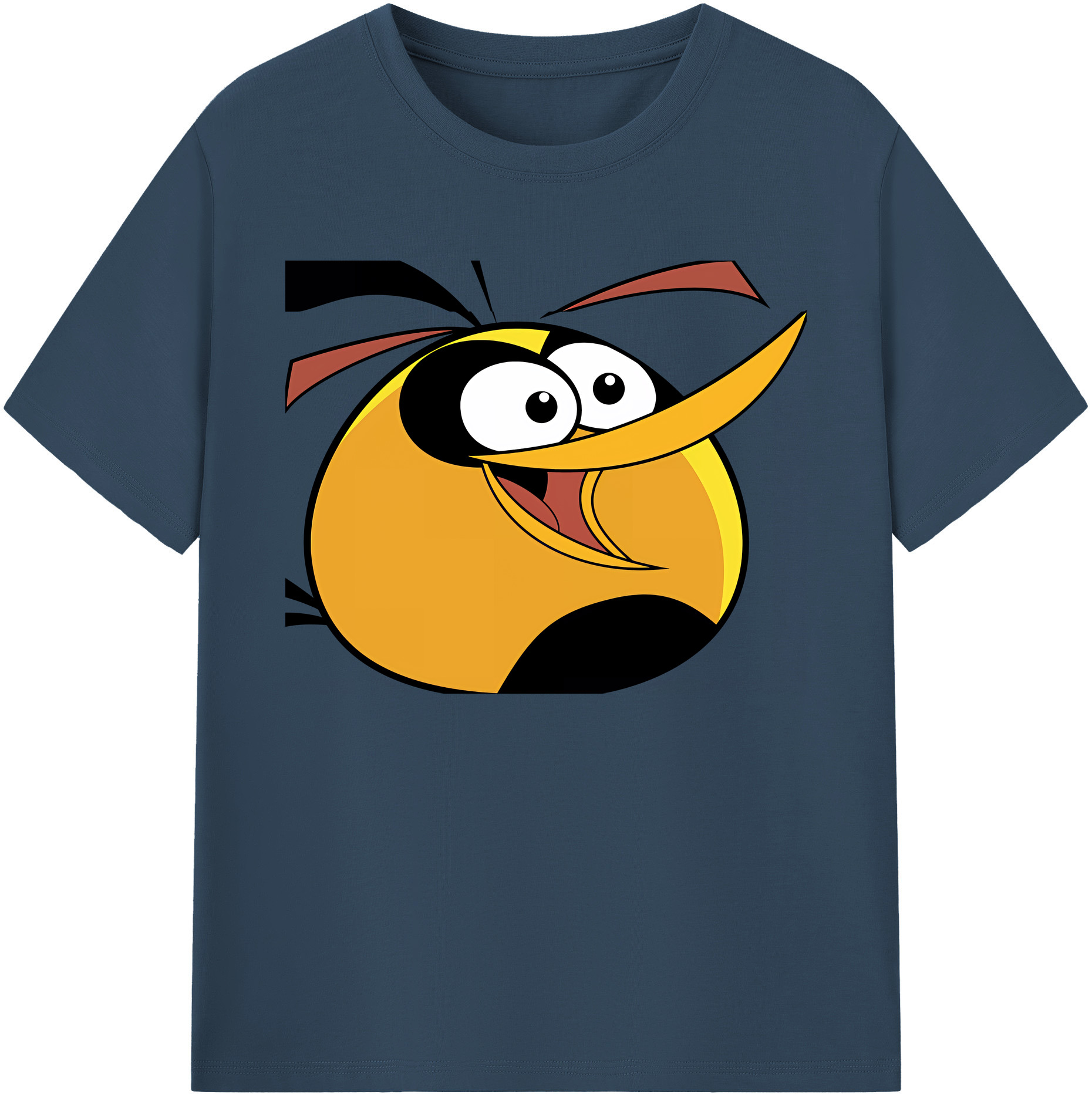 （画像用） Angry Birds アングリーバード 綿100％ メンズ半袖Tシャツ｜肌触りやわらか＆通気性