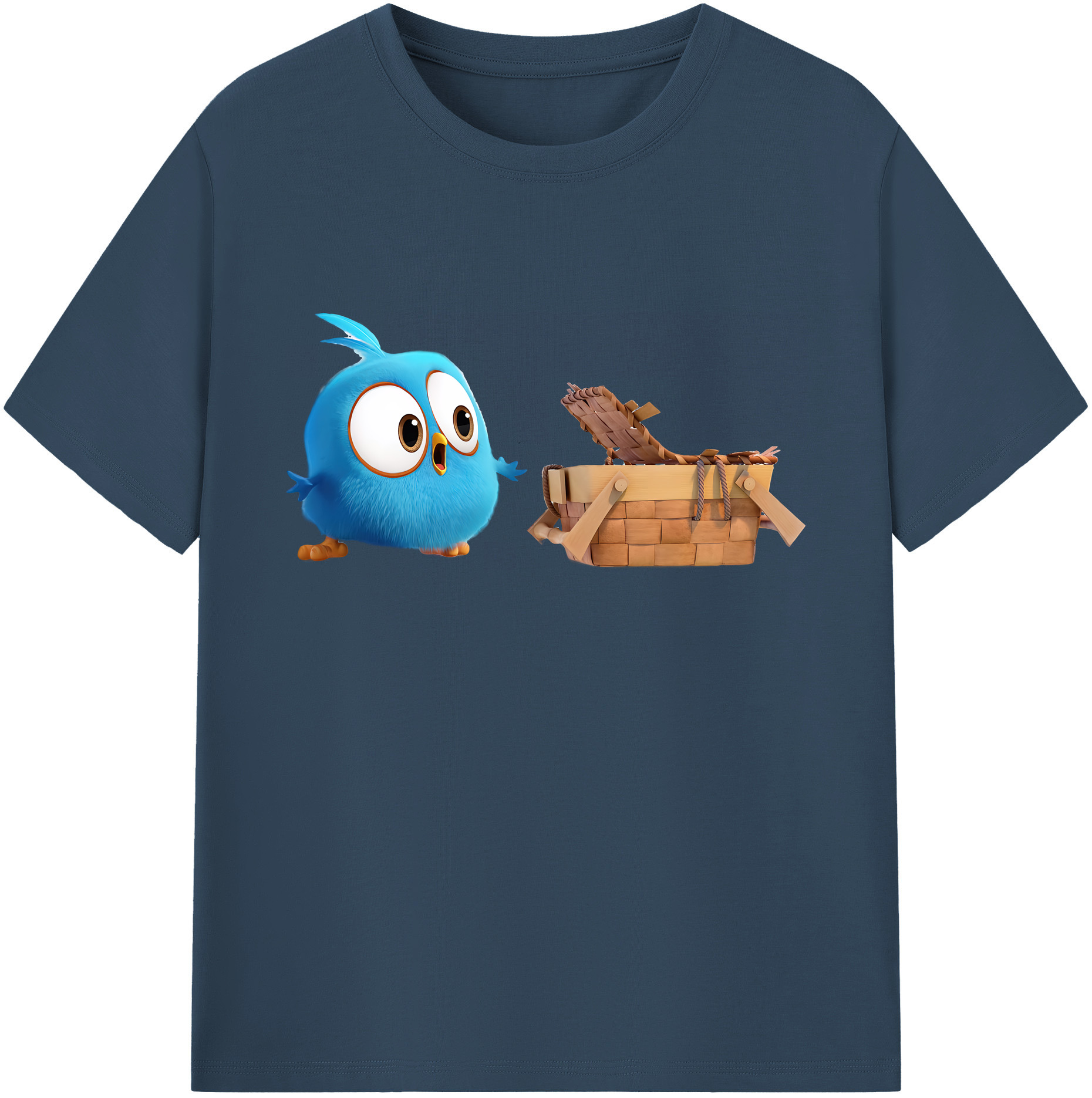 （画像用） Angry Birds アングリーバード 綿100％ メンズ半袖Tシャツ｜肌触りやわらか＆通気性