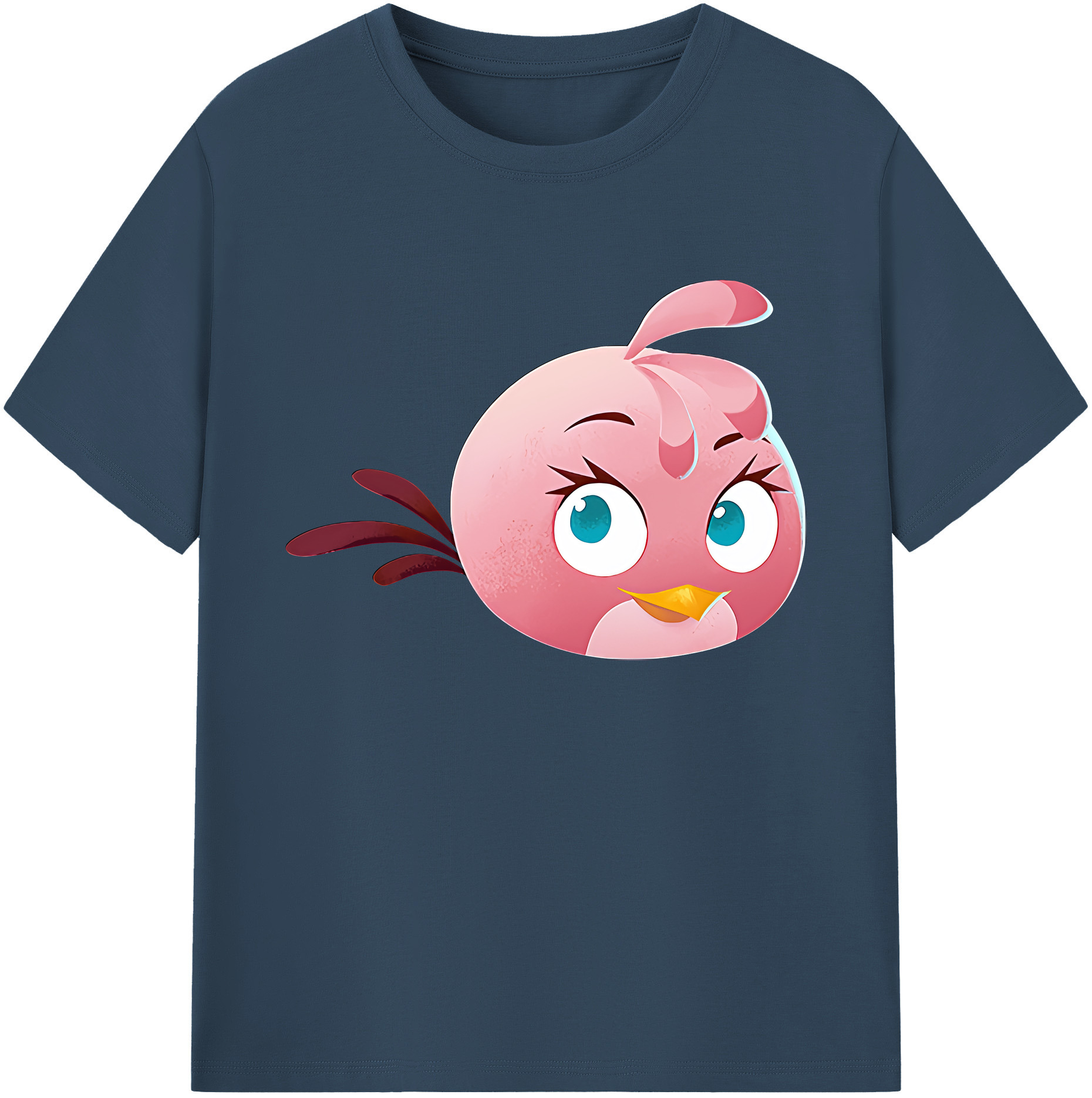 （画像用） Angry Birds アングリーバード 綿100％ メンズ半袖Tシャツ｜肌触りやわらか＆通気性