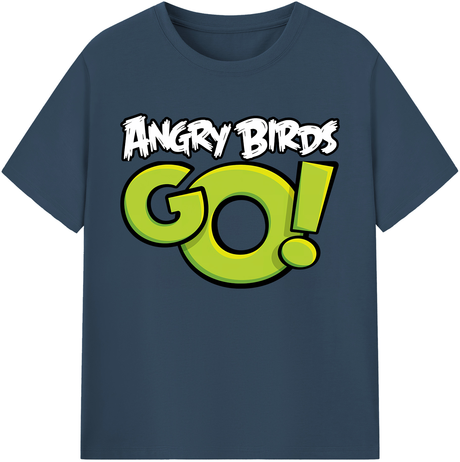 （画像用） Angry Birds アングリーバード 綿100％ メンズ半袖Tシャツ｜肌触りやわらか＆通気性
