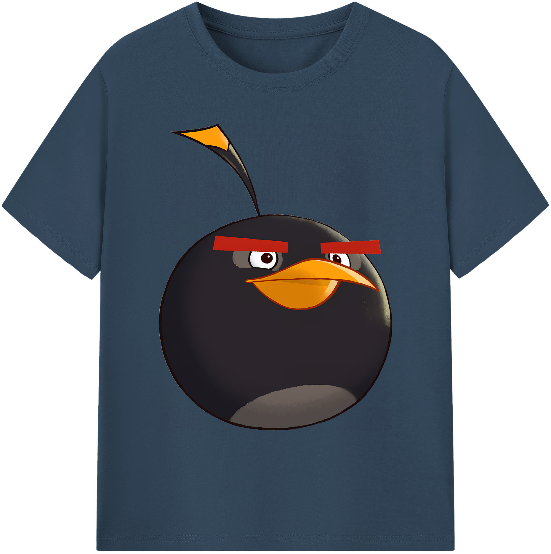 （画像用） Angry Birds アングリーバード 綿100％ メンズ半袖Tシャツ｜肌触りやわらか＆通気性