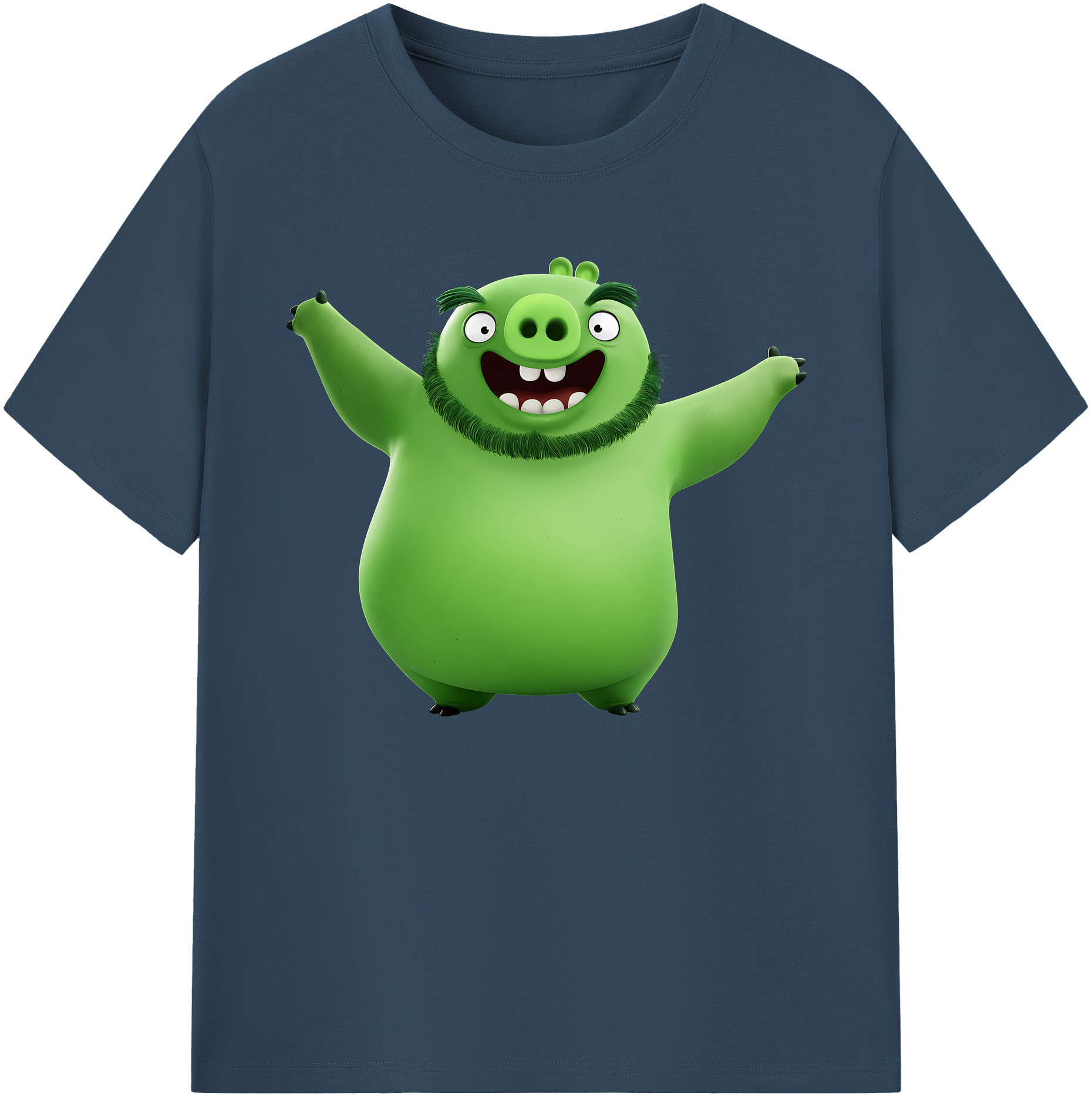 （画像用） Angry Birds アングリーバード 綿100％ メンズ半袖Tシャツ｜肌触りやわらか＆通気性