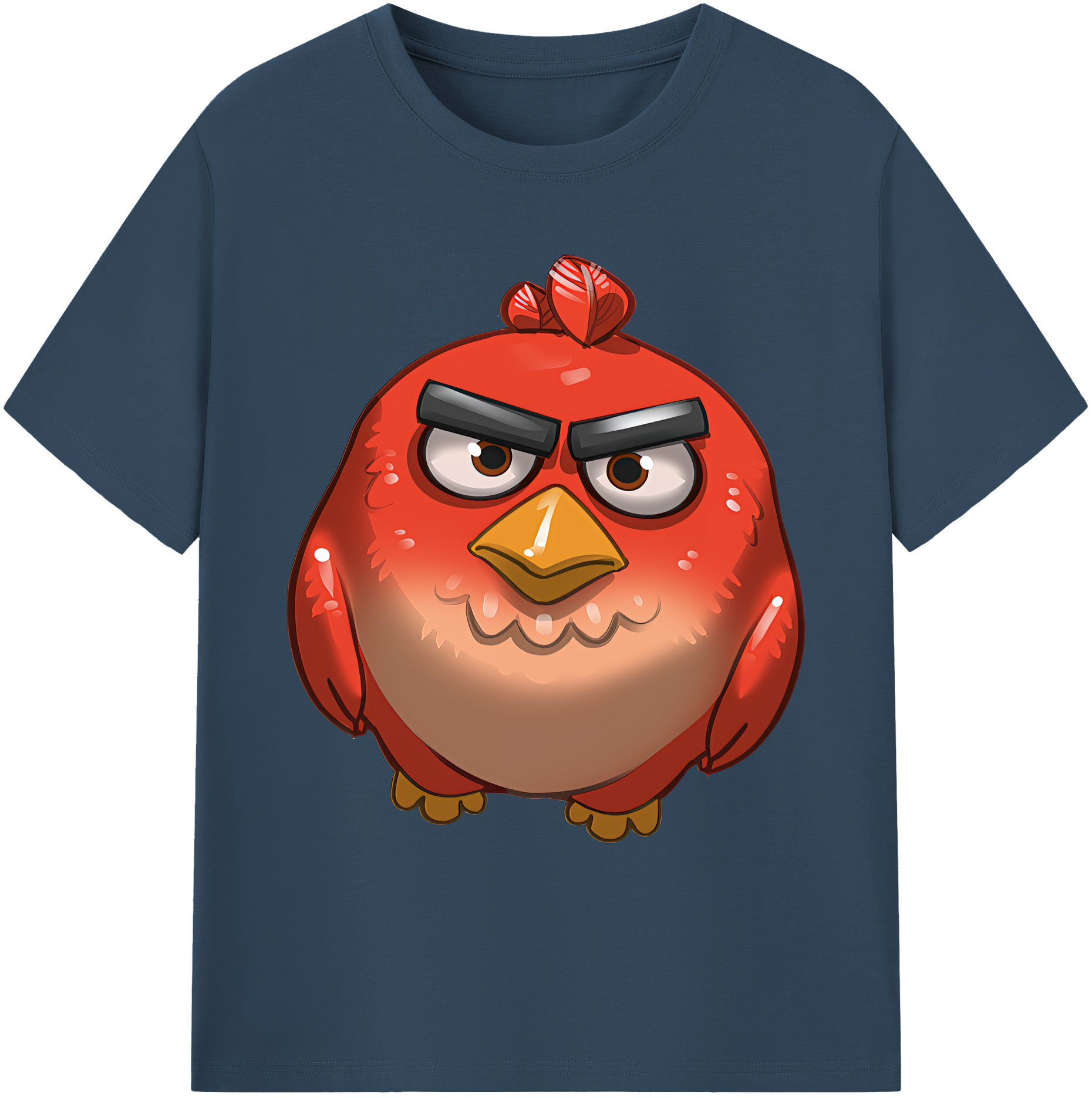 （画像用） Angry Birds アングリーバード 綿100％ メンズ半袖Tシャツ｜肌触りやわらか＆通気性