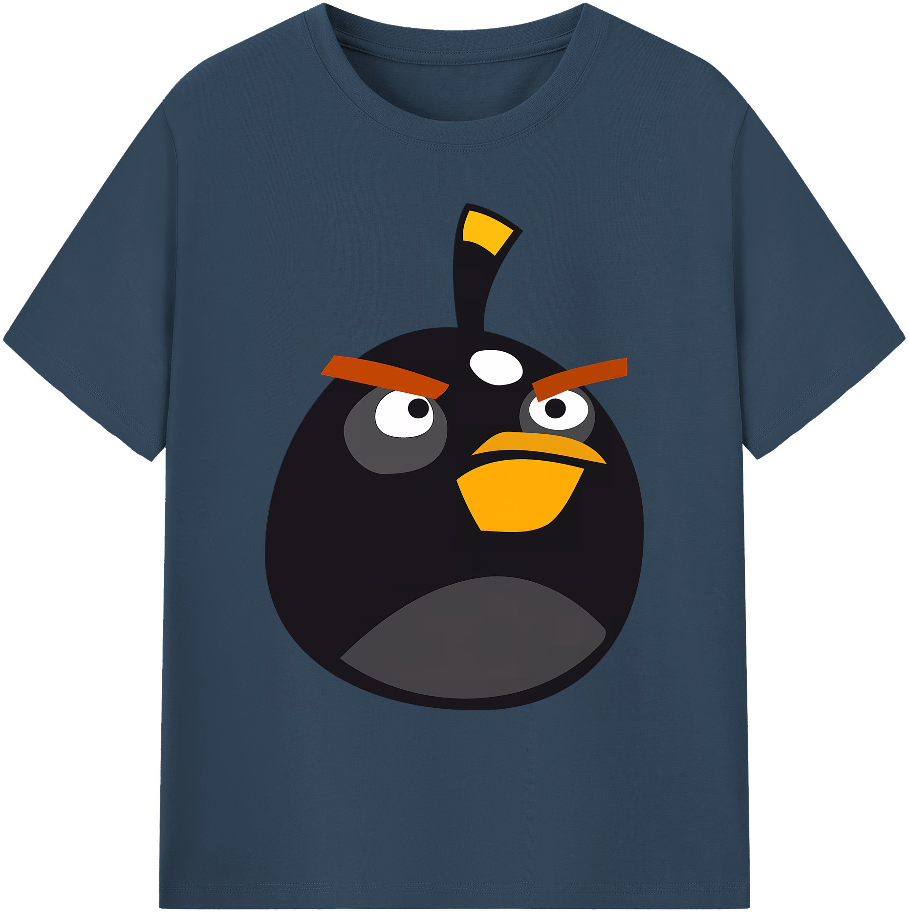 （画像用） Angry Birds アングリーバード 綿100％ メンズ半袖Tシャツ｜肌触りやわらか＆通気性