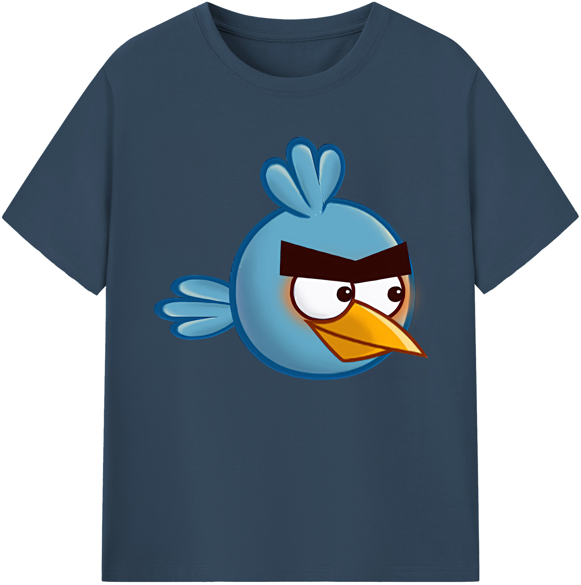（画像用） Angry Birds アングリーバード 綿100％ メンズ半袖Tシャツ｜肌触りやわらか＆通気性
