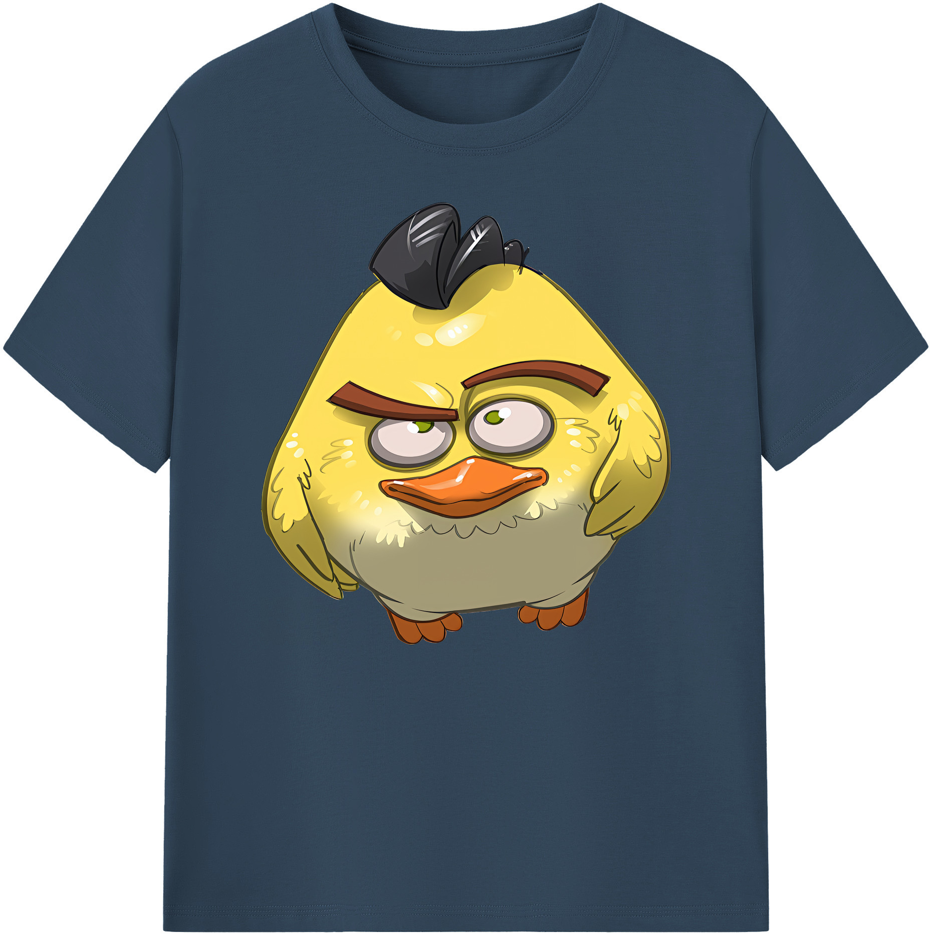 （画像用） Angry Birds アングリーバード 綿100％ メンズ半袖Tシャツ｜肌触りやわらか＆通気性