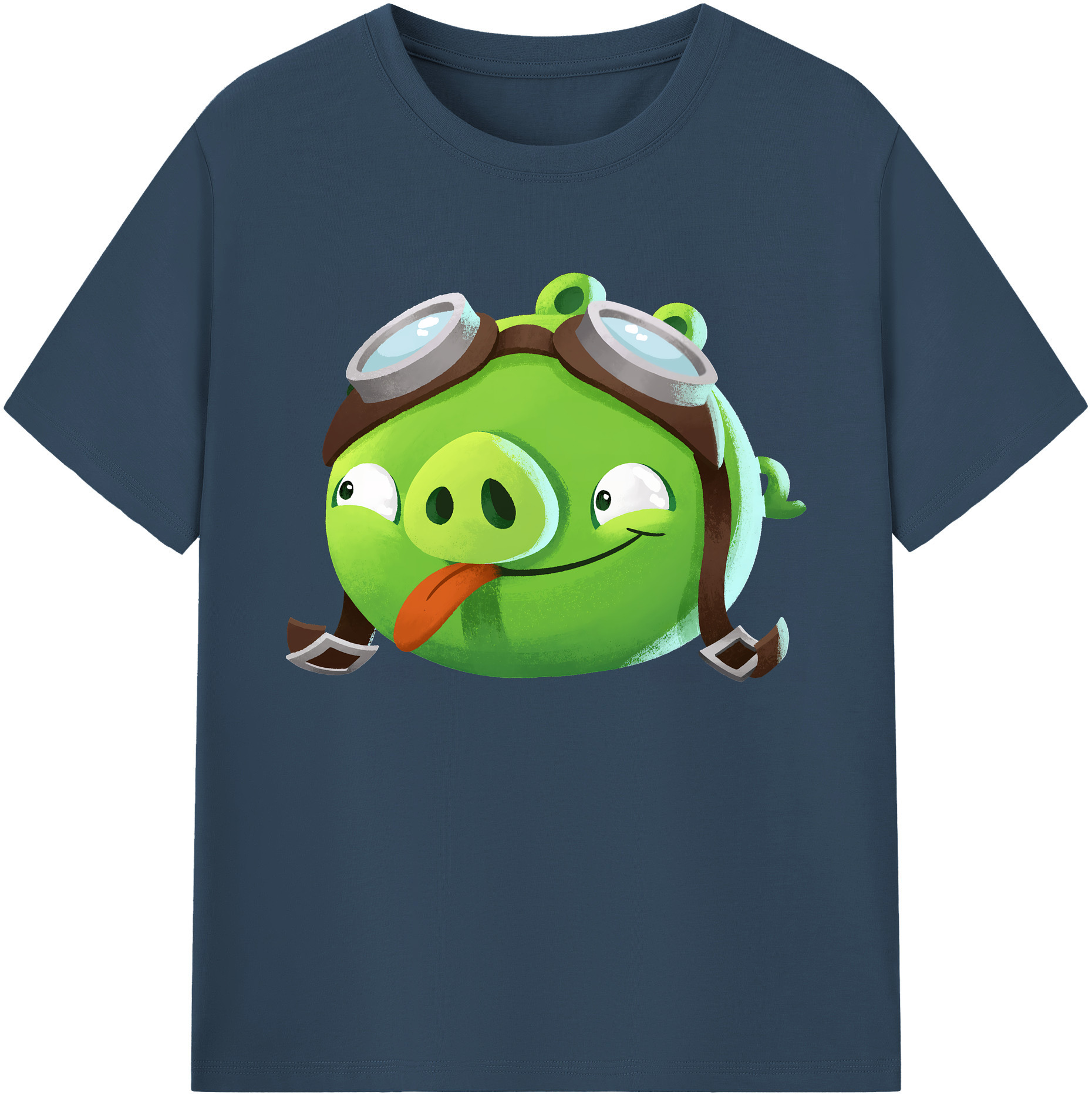 （画像用） Angry Birds アングリーバード 綿100％ メンズ半袖Tシャツ｜肌触りやわらか＆通気性