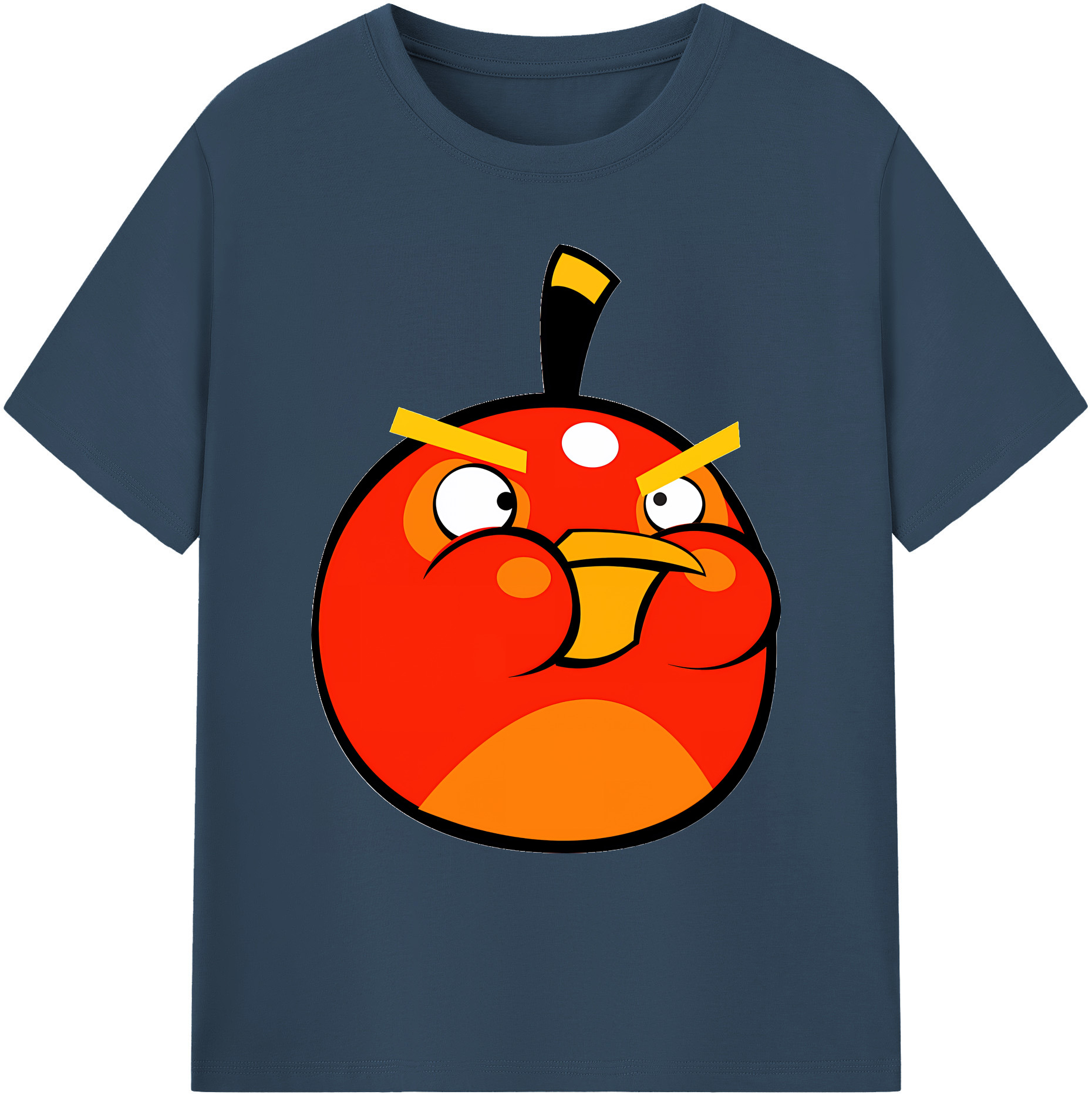 （画像用） Angry Birds アングリーバード 綿100％ メンズ半袖Tシャツ｜肌触りやわらか＆通気性