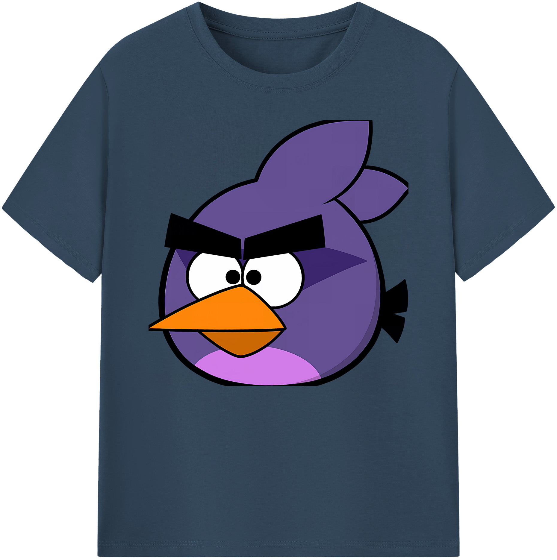 （画像用） Angry Birds アングリーバード 綿100％ メンズ半袖Tシャツ｜肌触りやわらか＆通気性