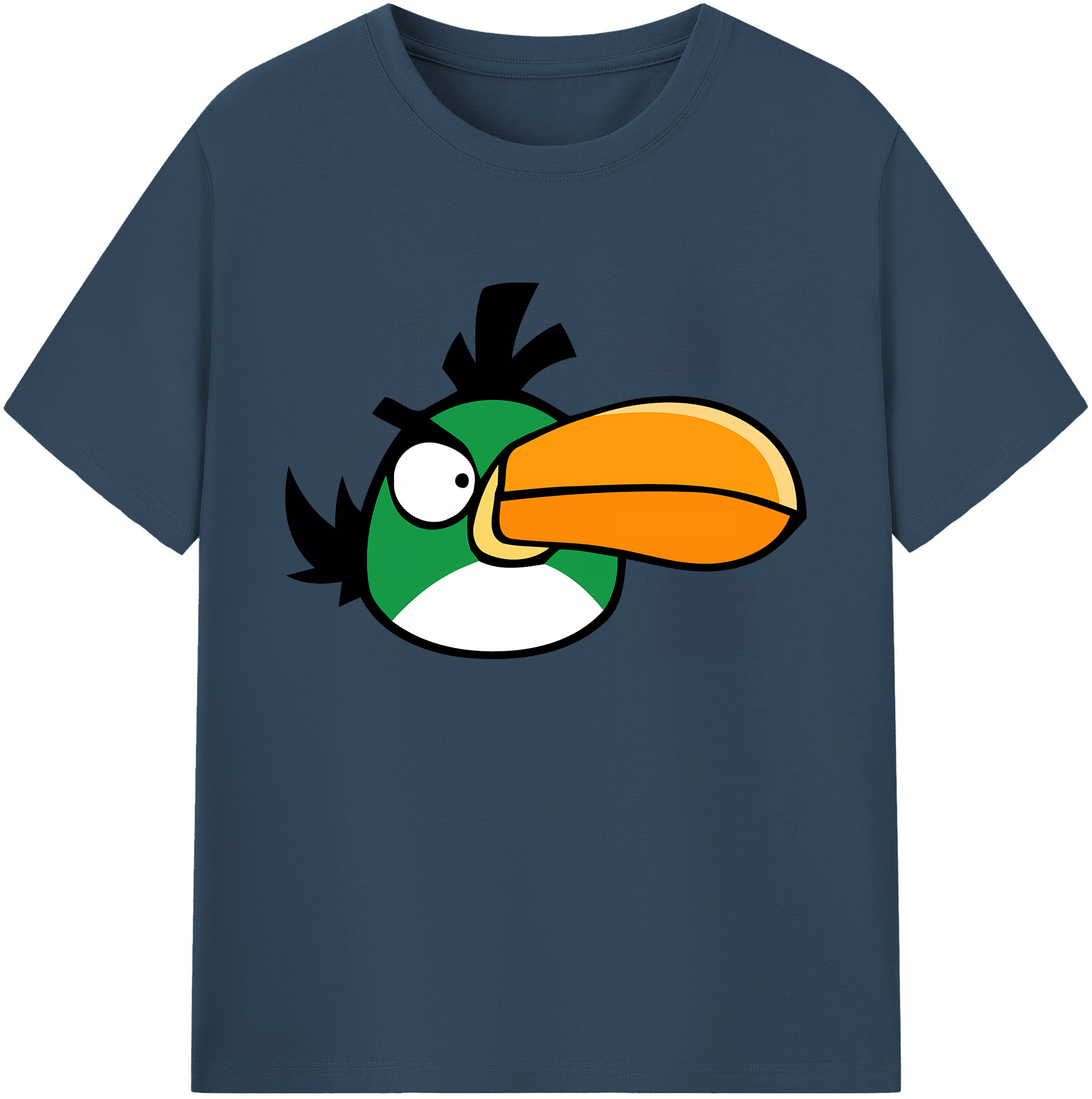 （画像用） Angry Birds アングリーバード 綿100％ メンズ半袖Tシャツ｜肌触りやわらか＆通気性