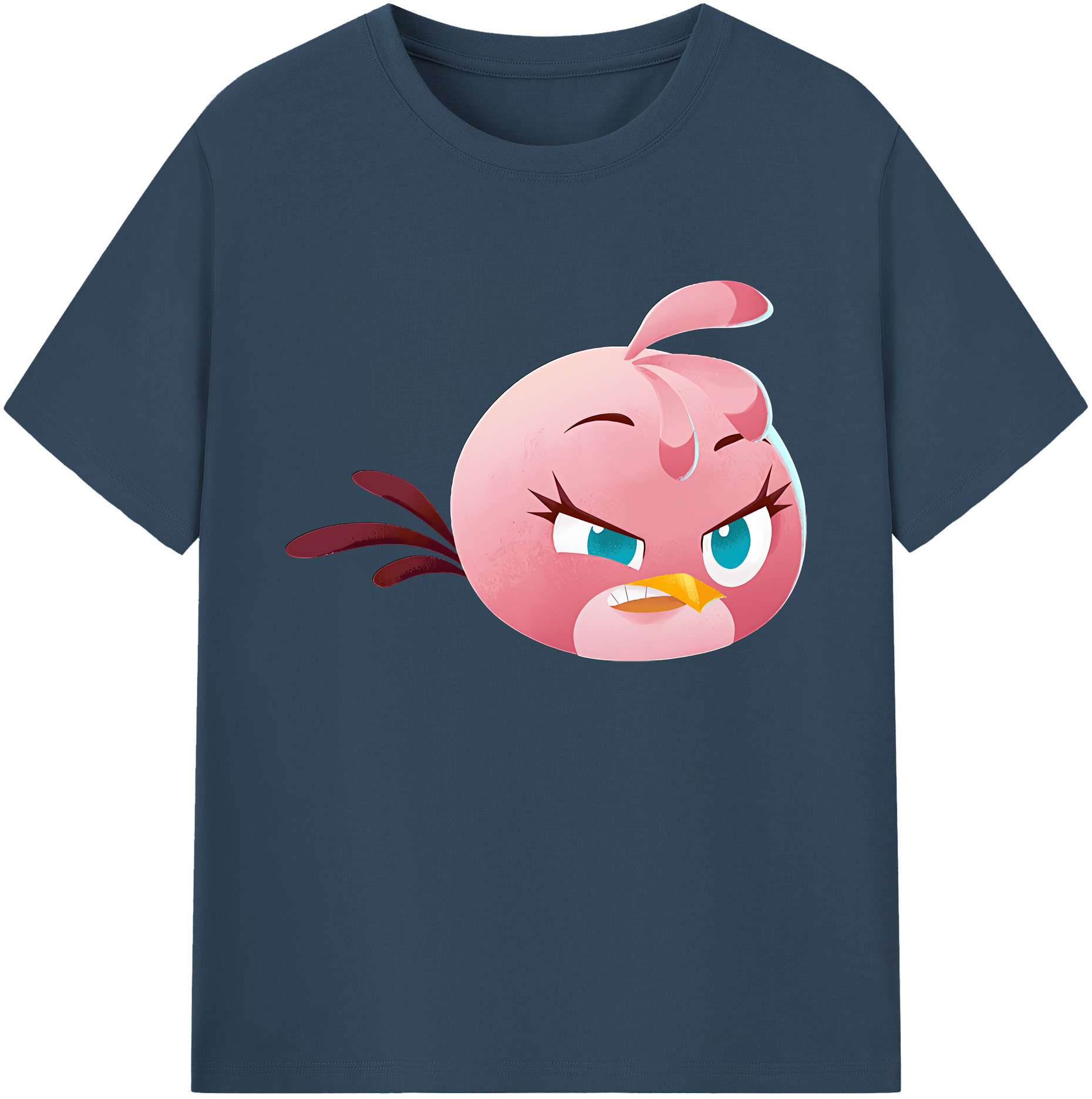 （画像用） Angry Birds アングリーバード 綿100％ メンズ半袖Tシャツ｜肌触りやわらか＆通気性