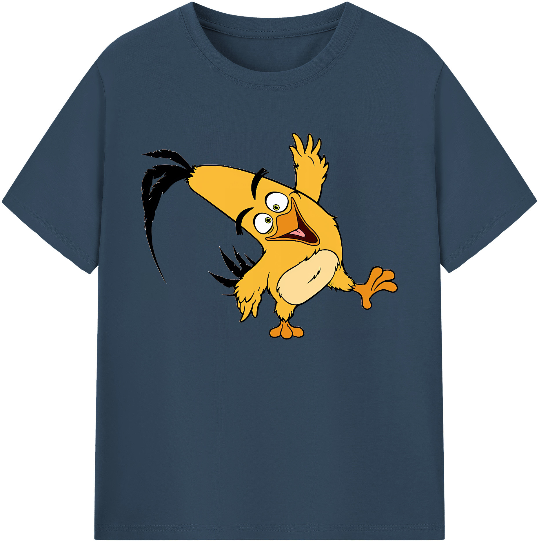 （画像用） Angry Birds アングリーバード 綿100％ メンズ半袖Tシャツ｜肌触りやわらか＆通気性