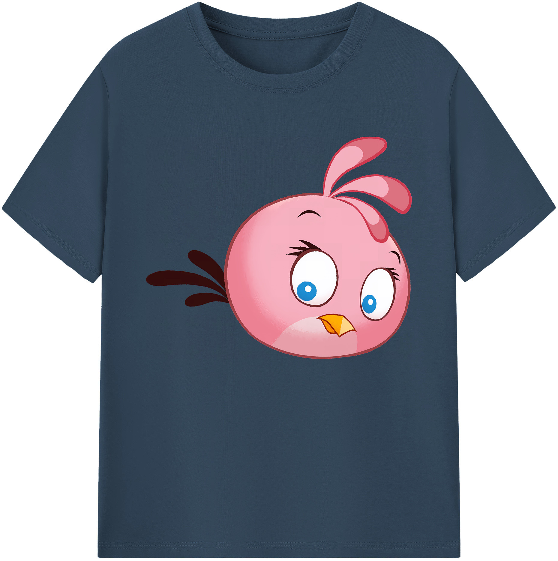 （画像用） Angry Birds アングリーバード 綿100％ メンズ半袖Tシャツ｜肌触りやわらか＆通気性