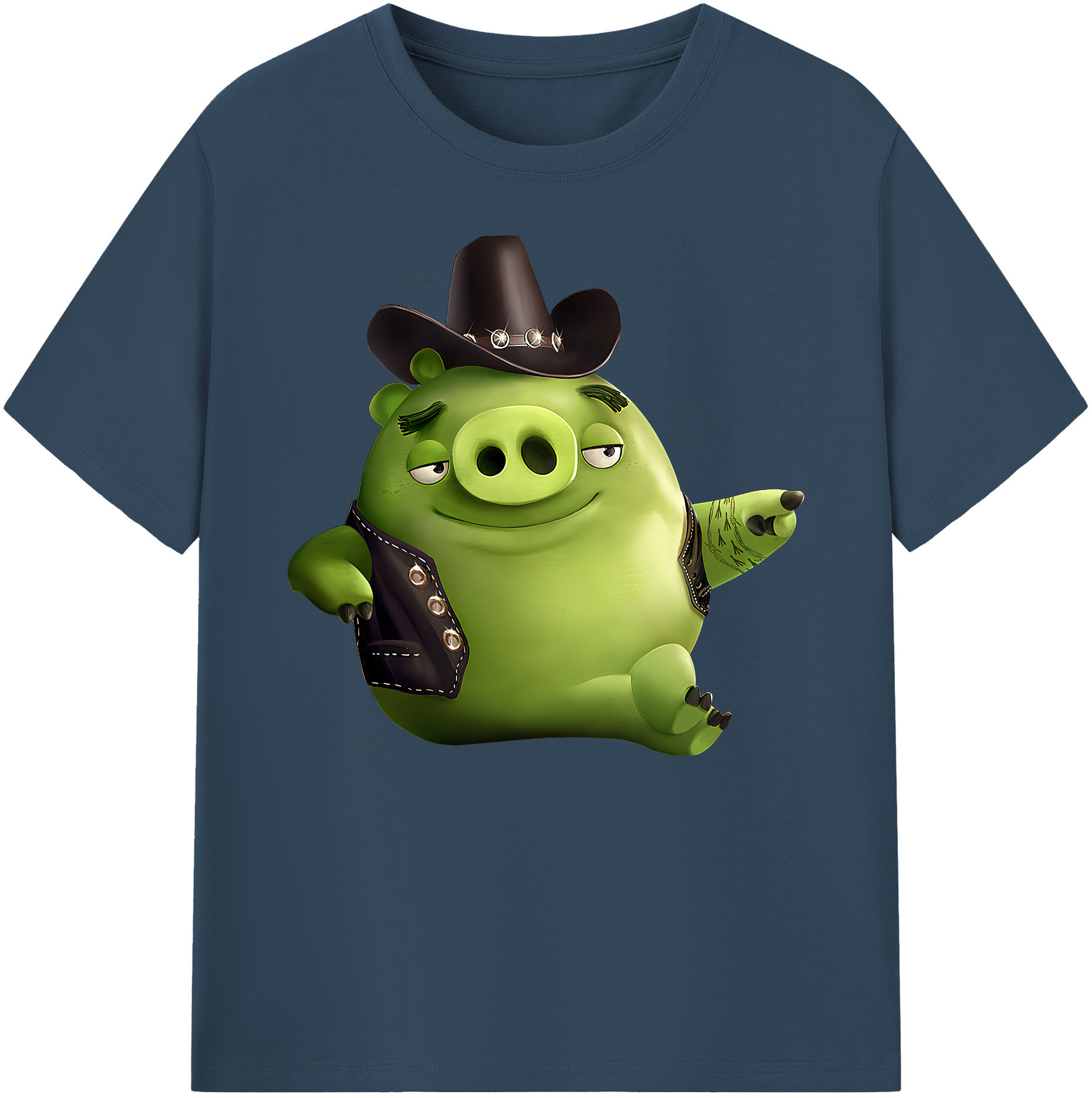 （画像用） Angry Birds アングリーバード 綿100％ メンズ半袖Tシャツ｜肌触りやわらか＆通気性