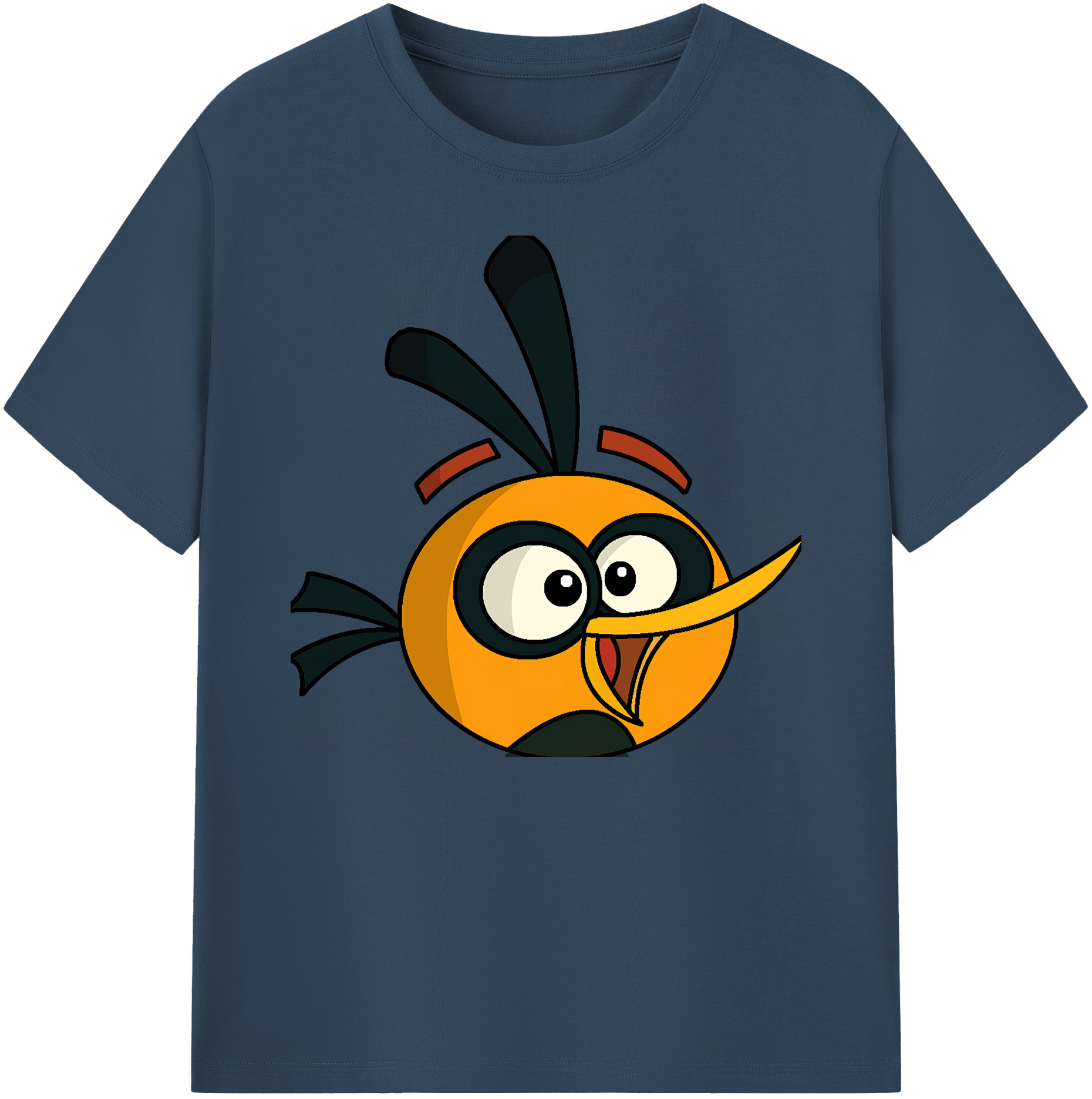 （画像用） Angry Birds アングリーバード 綿100％ メンズ半袖Tシャツ｜肌触りやわらか＆通気性