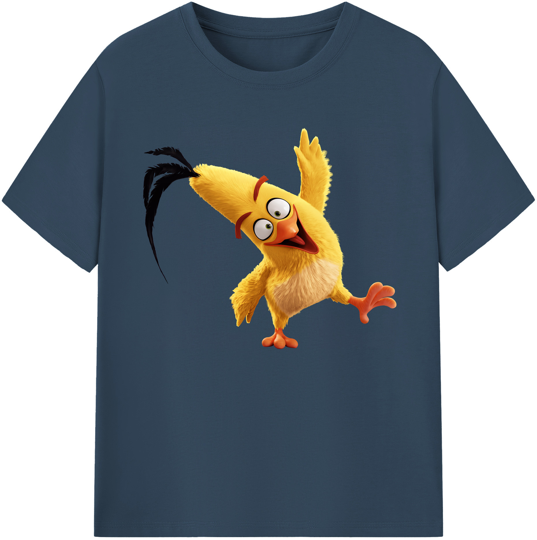 （画像用） Angry Birds アングリーバード 綿100％ メンズ半袖Tシャツ｜肌触りやわらか＆通気性