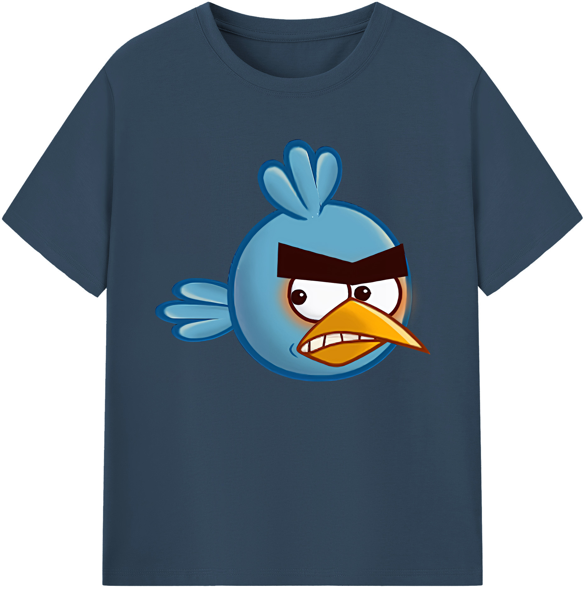 （画像用） Angry Birds アングリーバード 綿100％ メンズ半袖Tシャツ｜肌触りやわらか＆通気性