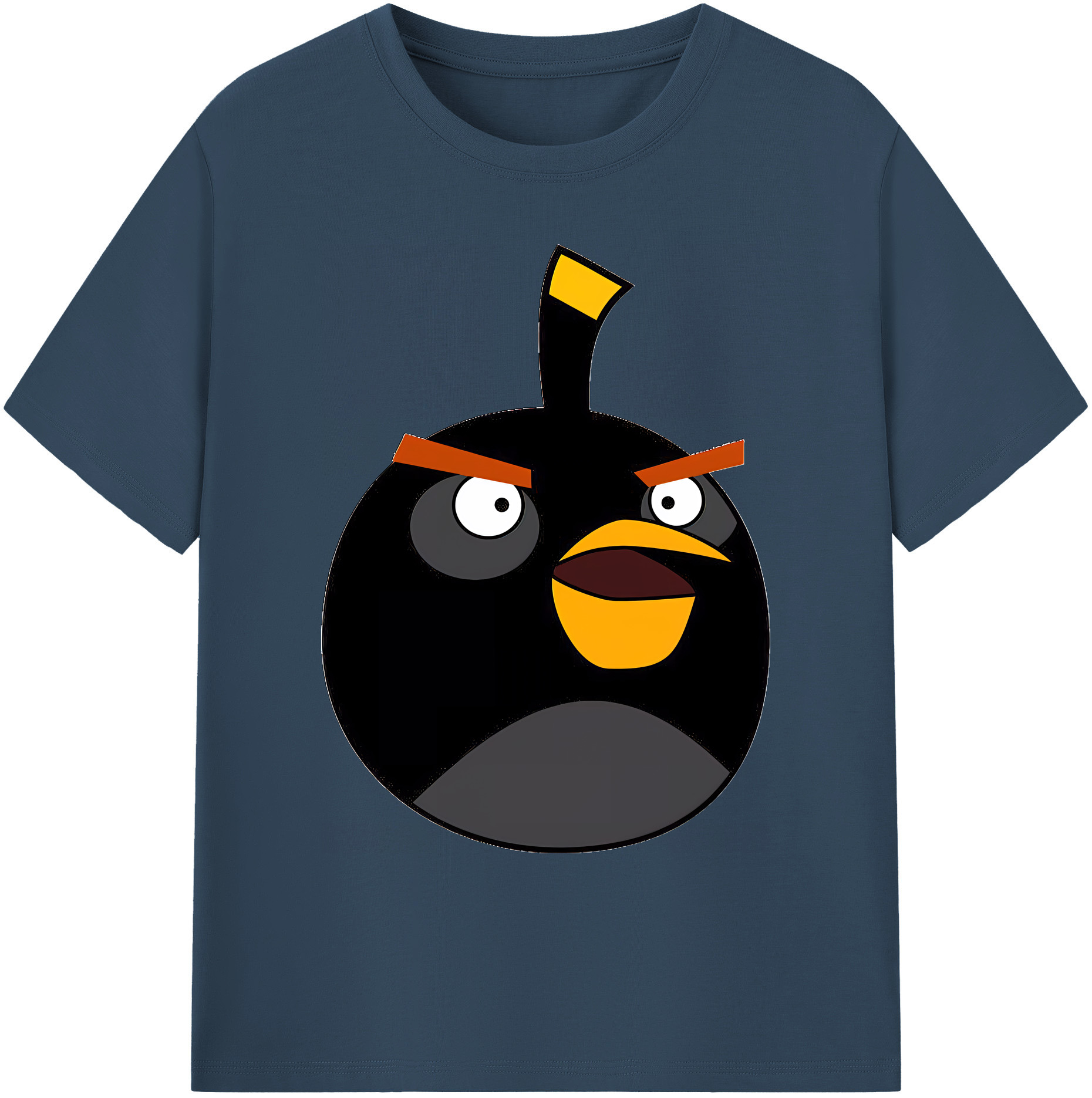 （画像用） Angry Birds アングリーバード 綿100％ メンズ半袖Tシャツ｜肌触りやわらか＆通気性