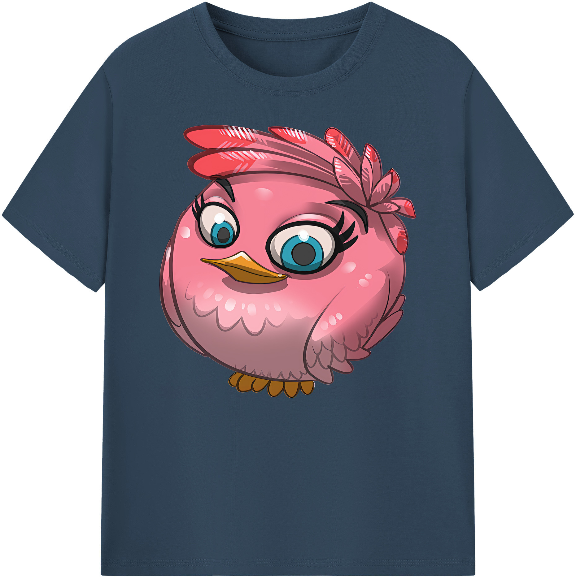 （画像用） Angry Birds アングリーバード 綿100％ メンズ半袖Tシャツ｜肌触りやわらか＆通気性