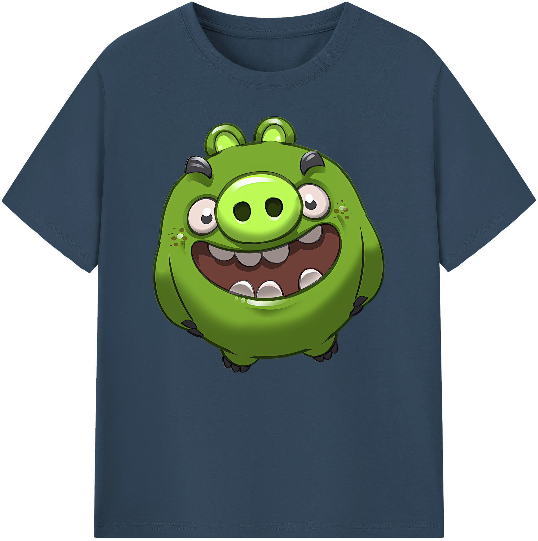 （画像用） Angry Birds アングリーバード 綿100％ メンズ半袖Tシャツ｜肌触りやわらか＆通気性