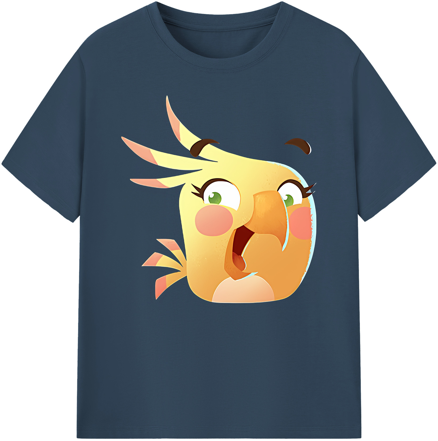 （画像用） Angry Birds アングリーバード 綿100％ メンズ半袖Tシャツ｜肌触りやわらか＆通気性