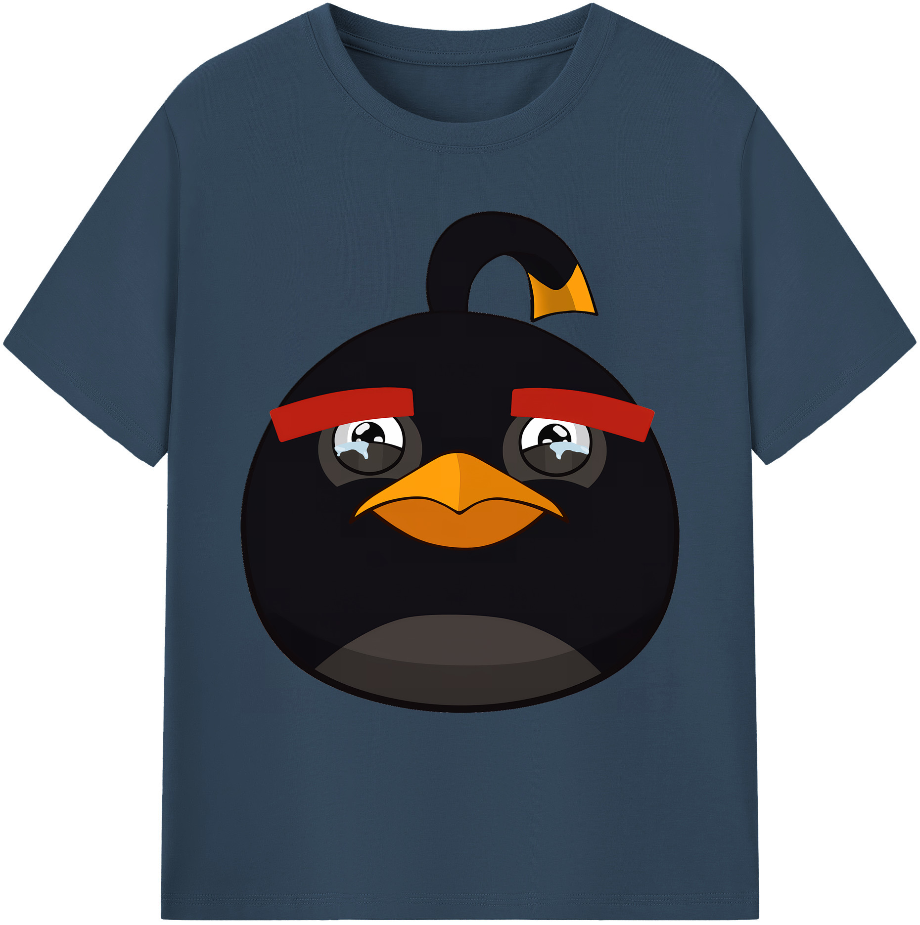 （画像用） Angry Birds アングリーバード 綿100％ メンズ半袖Tシャツ｜肌触りやわらか＆通気性