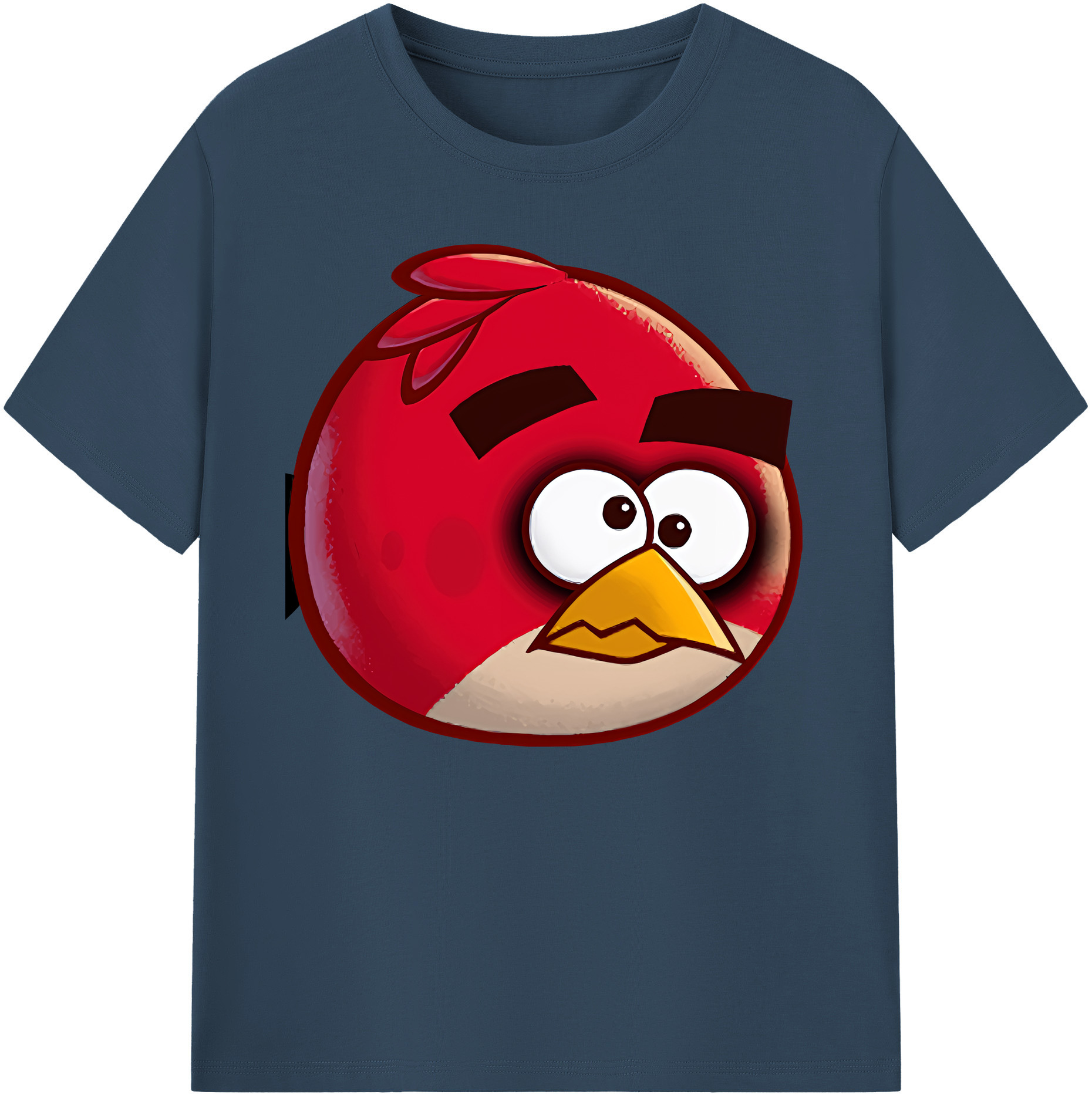 （画像用） Angry Birds アングリーバード 綿100％ メンズ半袖Tシャツ｜肌触りやわらか＆通気性