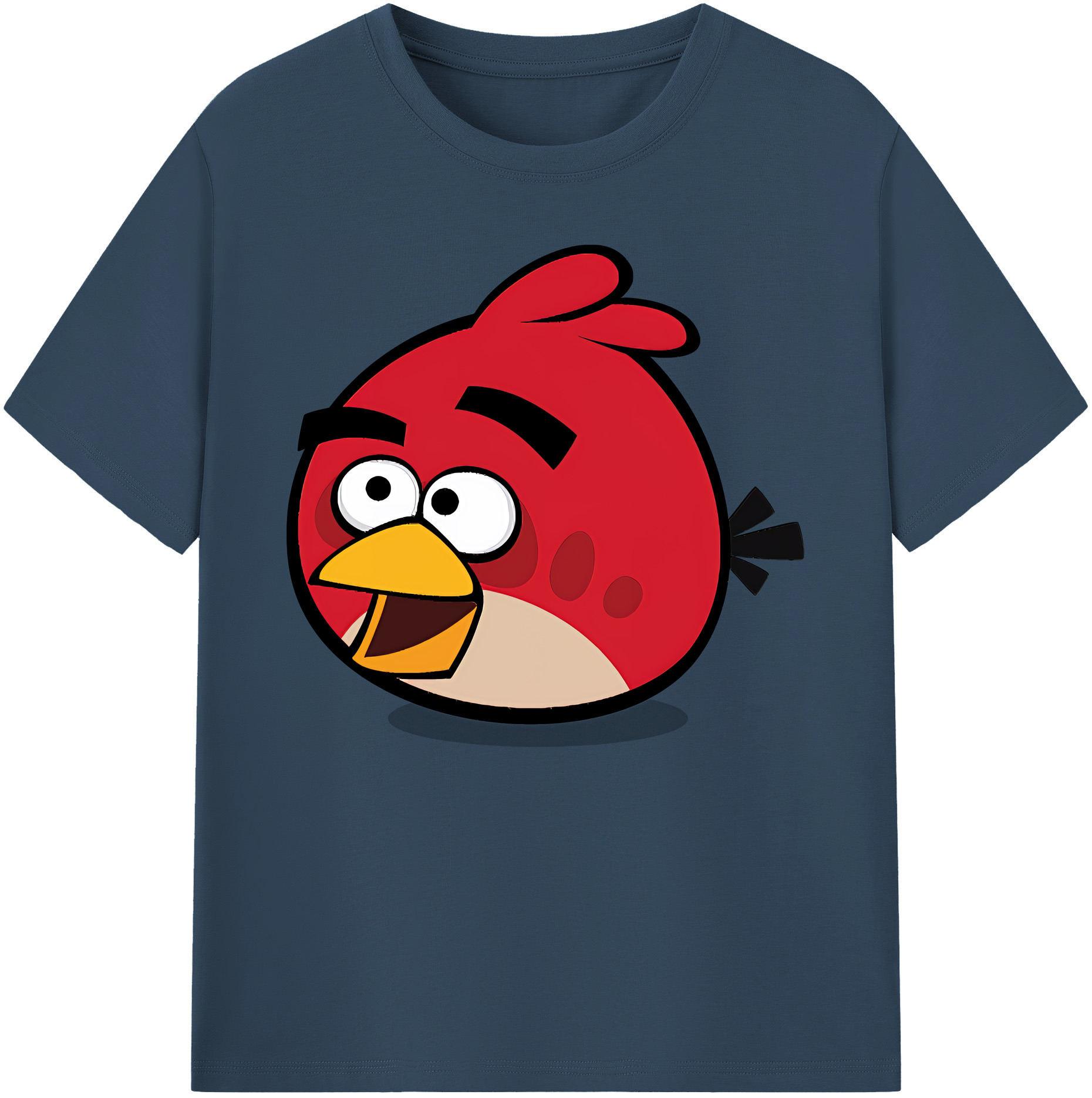 （画像用） Angry Birds アングリーバード 綿100％ メンズ半袖Tシャツ｜肌触りやわらか＆通気性