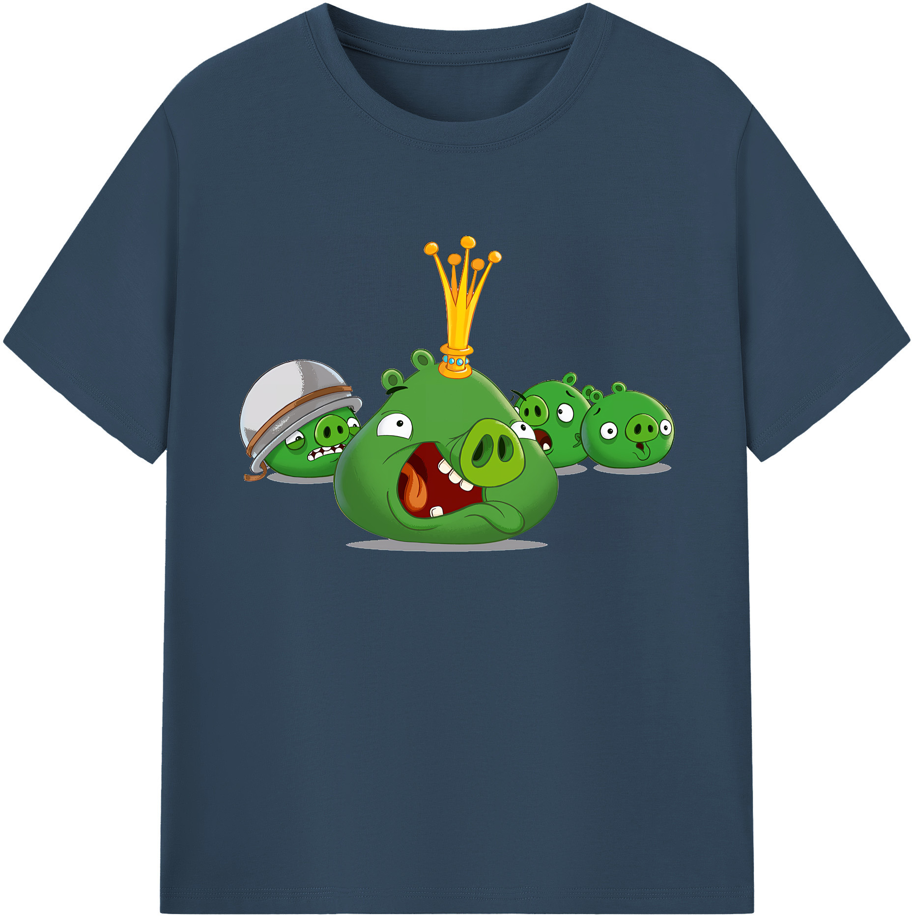 （画像用） Angry Birds アングリーバード 綿100％ メンズ半袖Tシャツ｜肌触りやわらか＆通気性