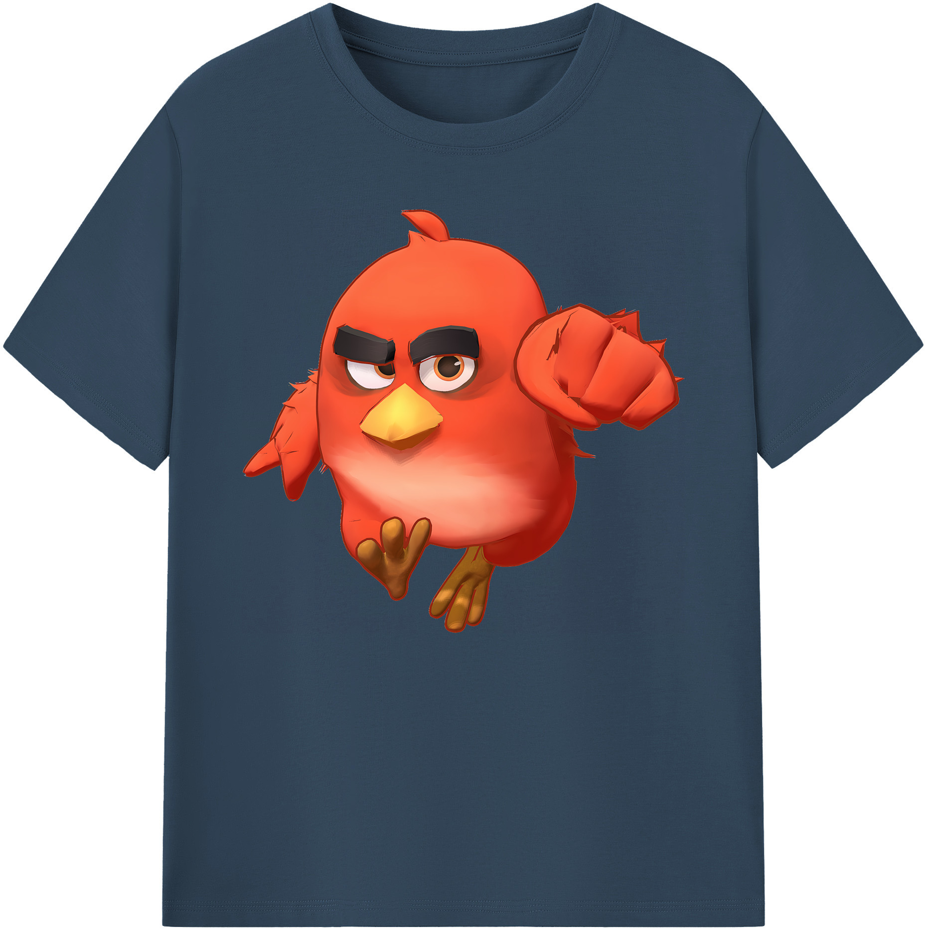 （画像用） Angry Birds アングリーバード 綿100％ メンズ半袖Tシャツ｜肌触りやわらか＆通気性