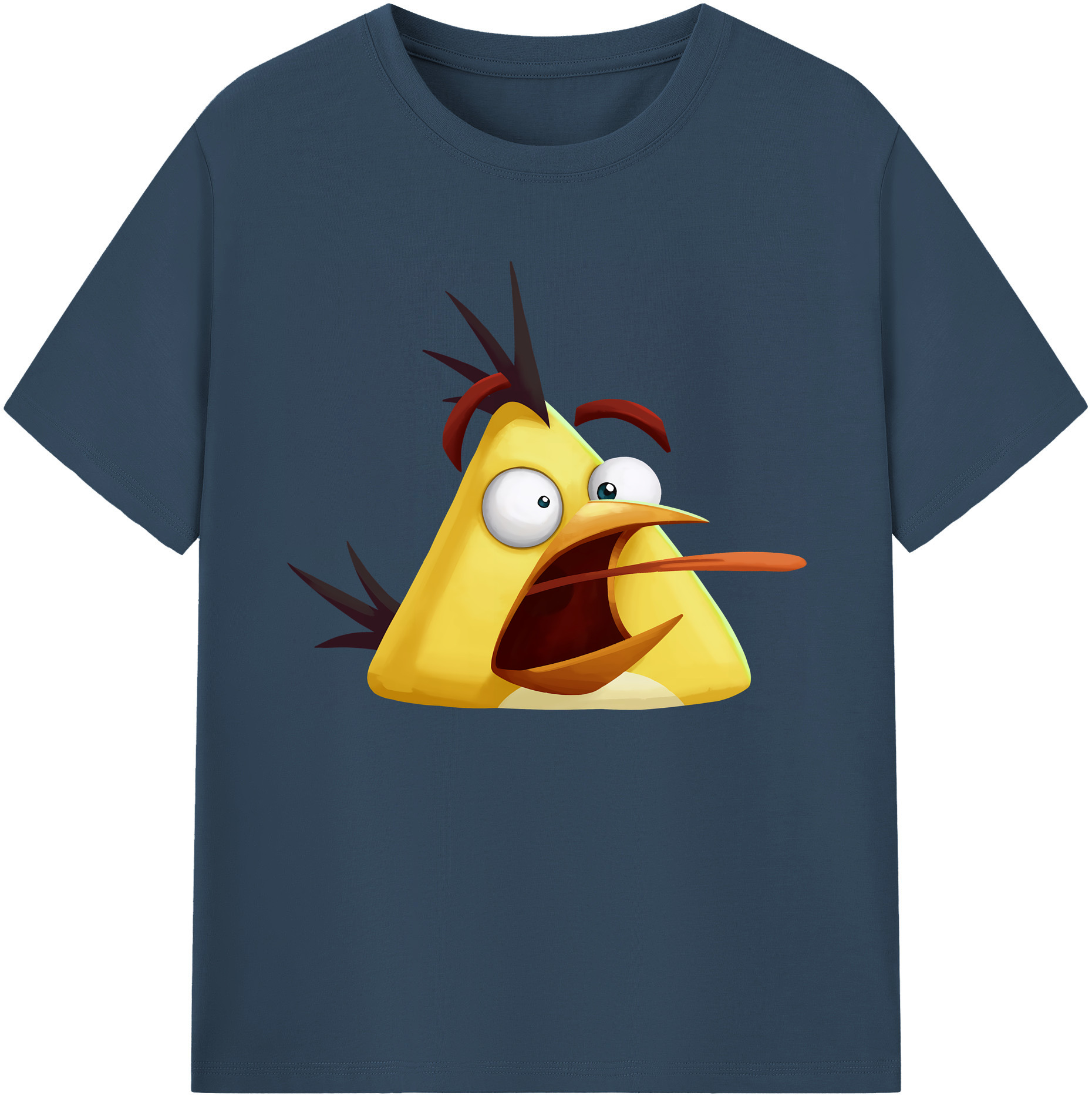 （画像用） Angry Birds アングリーバード 綿100％ メンズ半袖Tシャツ｜肌触りやわらか＆通気性