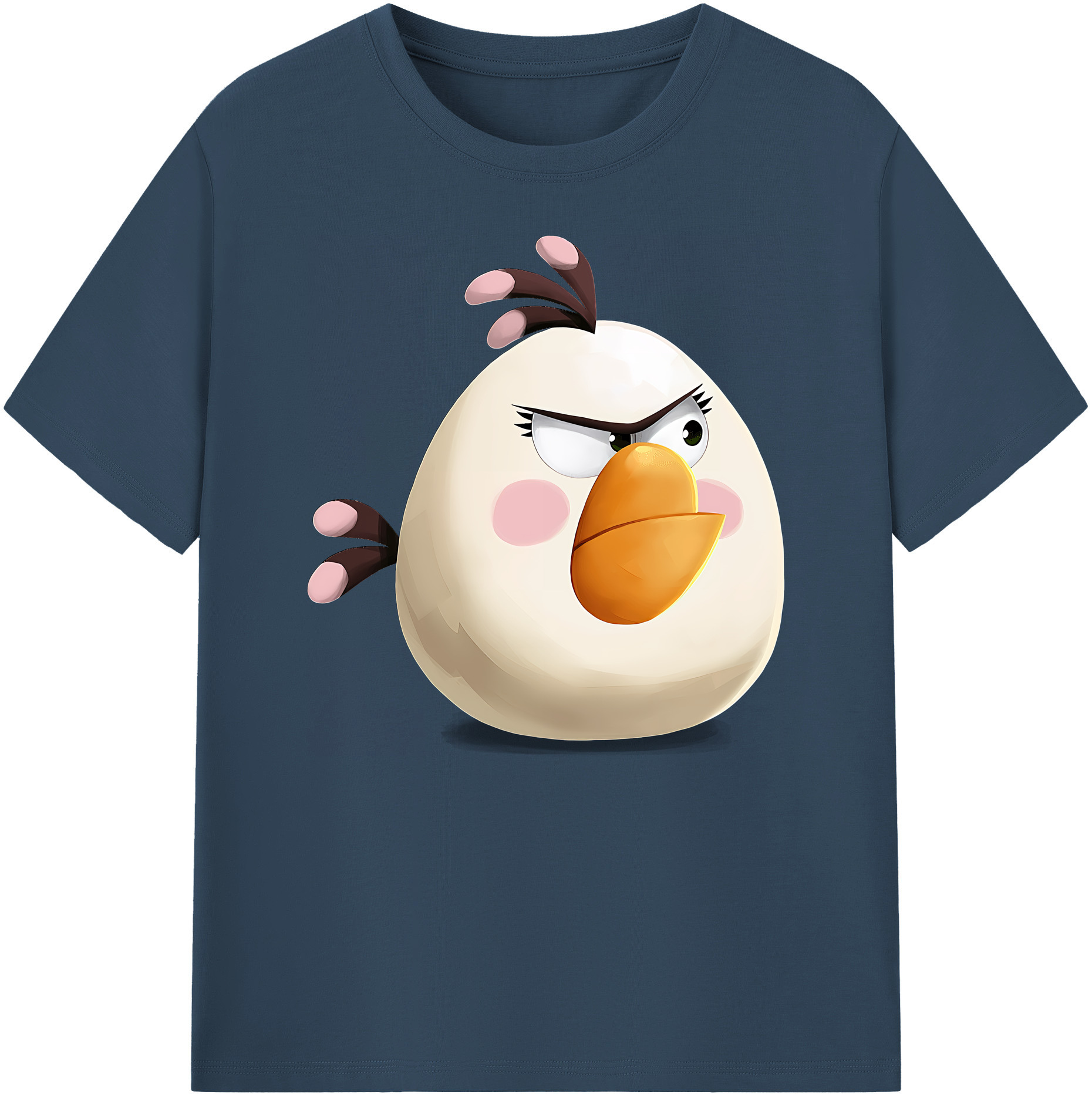 （画像用） Angry Birds アングリーバード 綿100％ メンズ半袖Tシャツ｜肌触りやわらか＆通気性