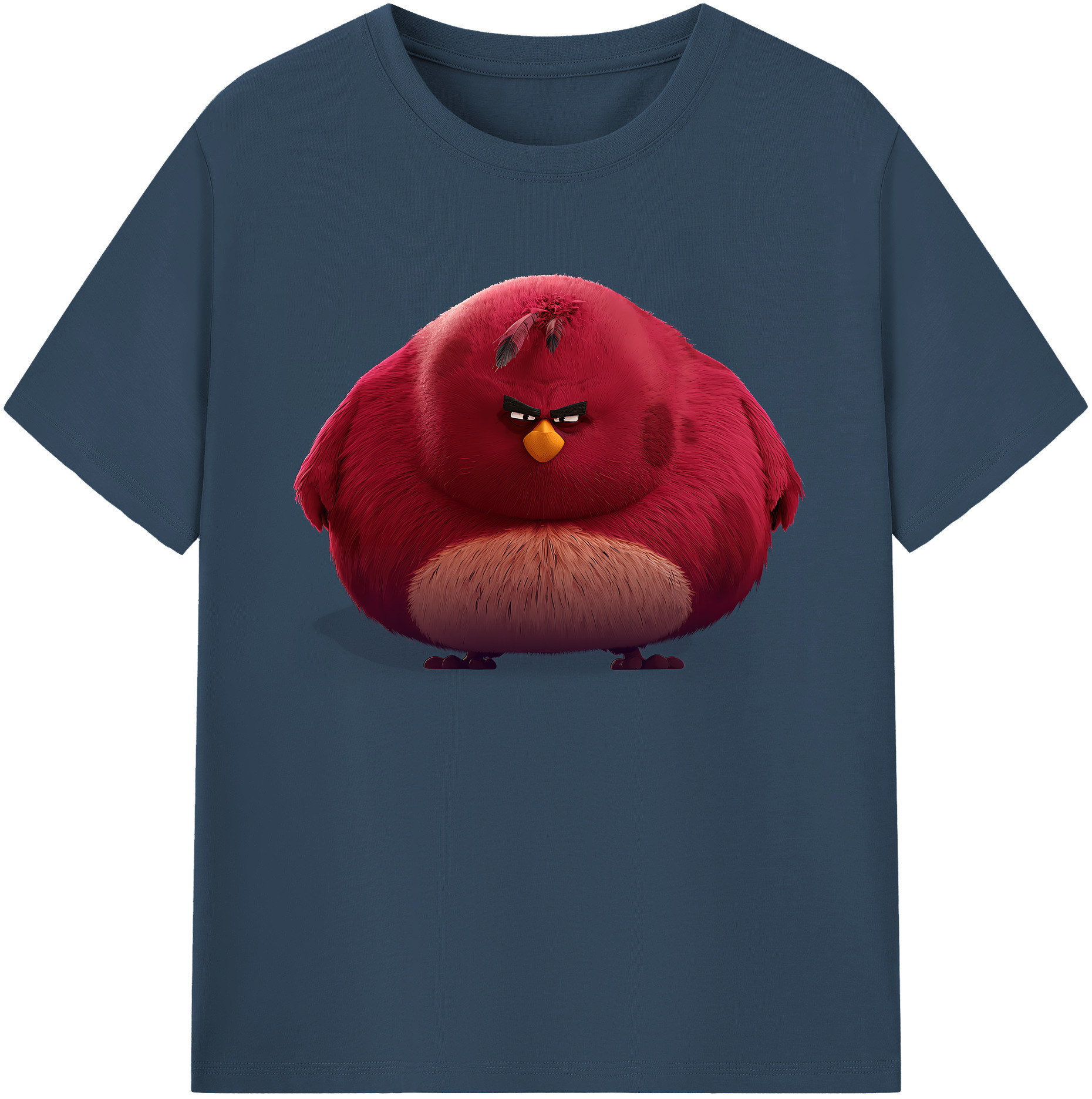 （画像用） Angry Birds アングリーバード 綿100％ メンズ半袖Tシャツ｜肌触りやわらか＆通気性