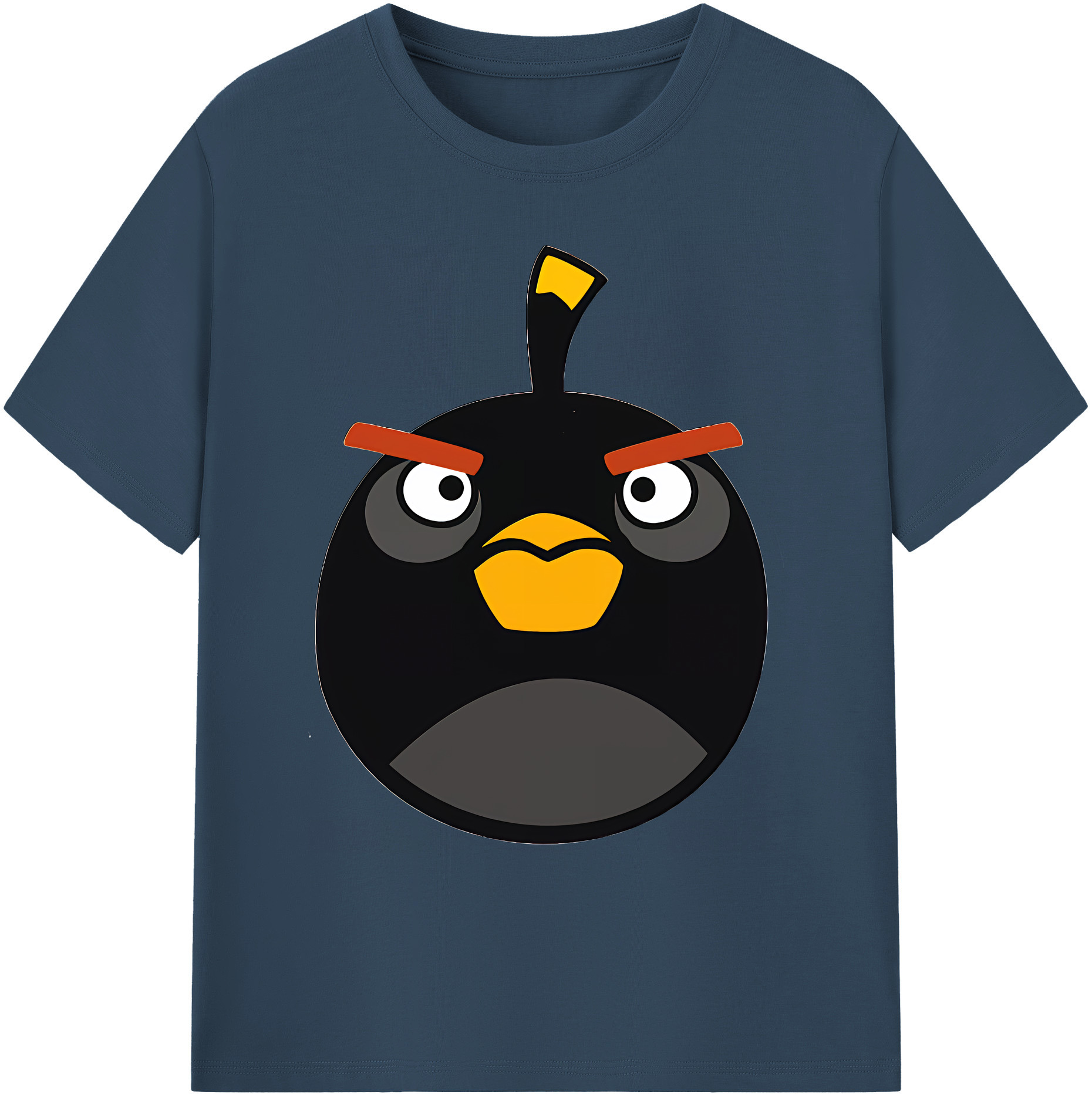 （画像用） Angry Birds アングリーバード 綿100％ メンズ半袖Tシャツ｜肌触りやわらか＆通気性