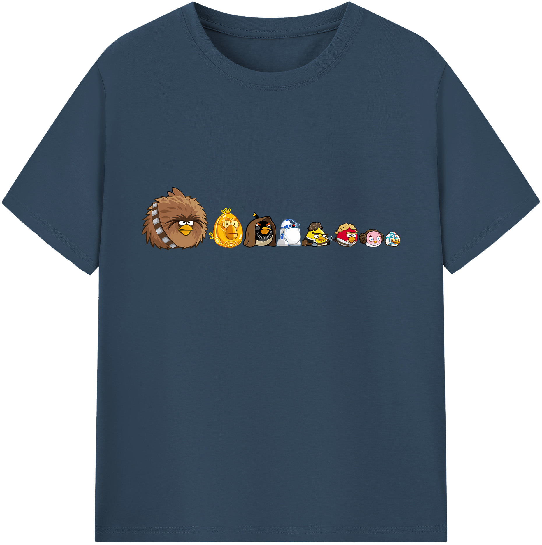 （画像用） Angry Birds アングリーバード 綿100％ メンズ半袖Tシャツ｜肌触りやわらか＆通気性