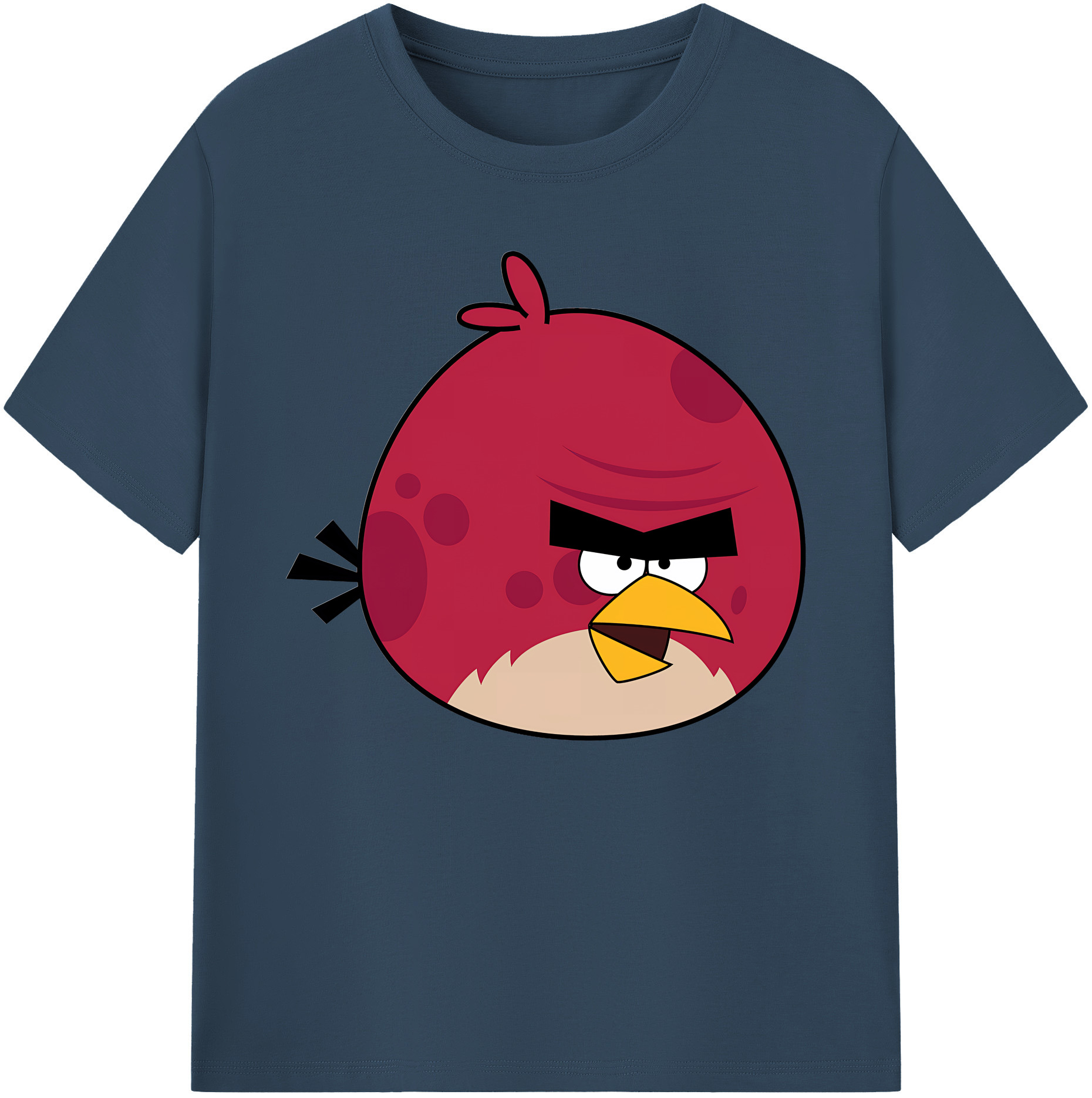 （画像用） Angry Birds アングリーバード 綿100％ メンズ半袖Tシャツ｜肌触りやわらか＆通気性