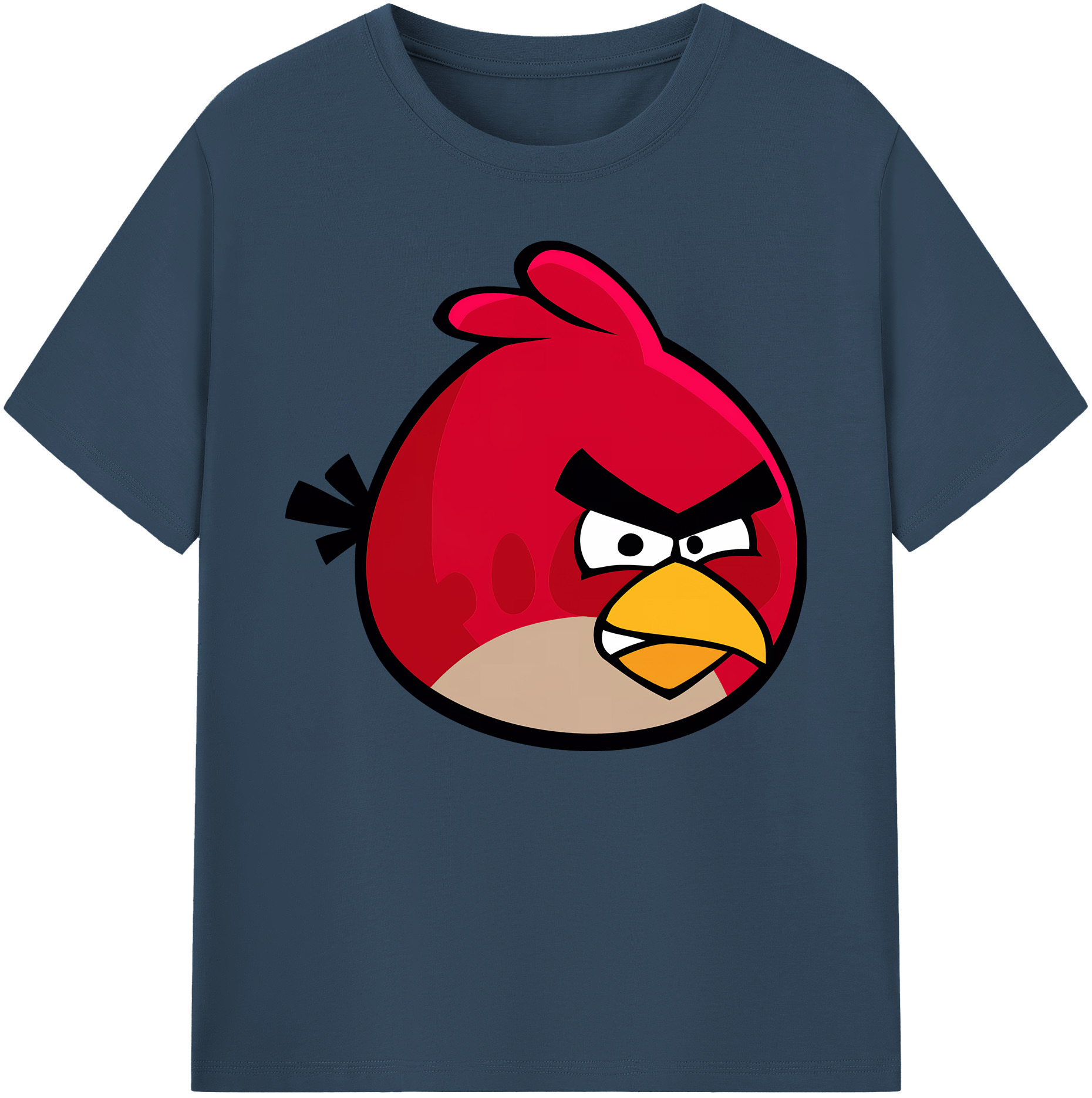（画像用） Angry Birds アングリーバード 綿100％ メンズ半袖Tシャツ｜肌触りやわらか＆通気性