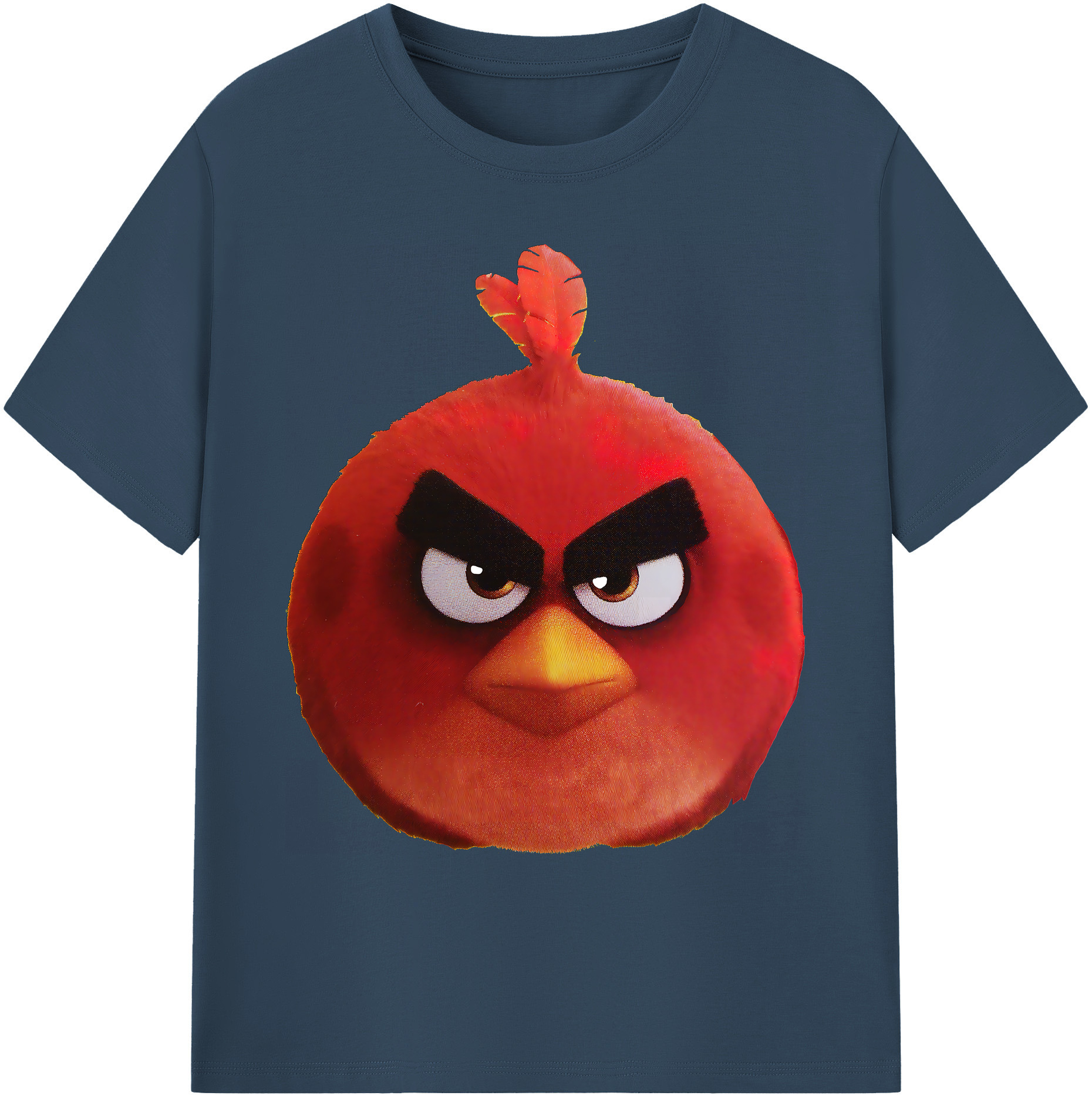 （画像用） Angry Birds アングリーバード 綿100％ メンズ半袖Tシャツ｜肌触りやわらか＆通気性