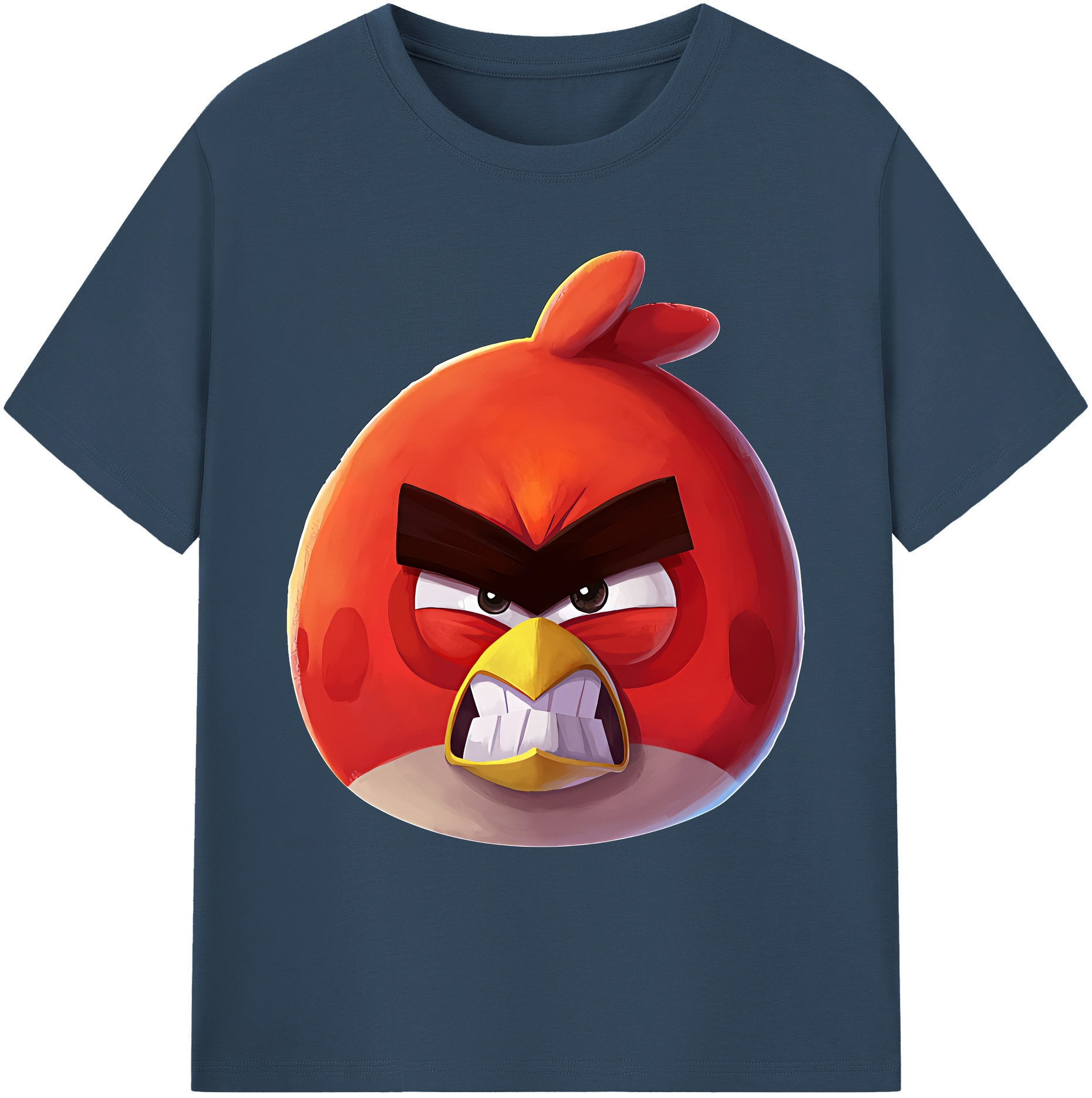 （画像用） Angry Birds アングリーバード 綿100％ メンズ半袖Tシャツ｜肌触りやわらか＆通気性