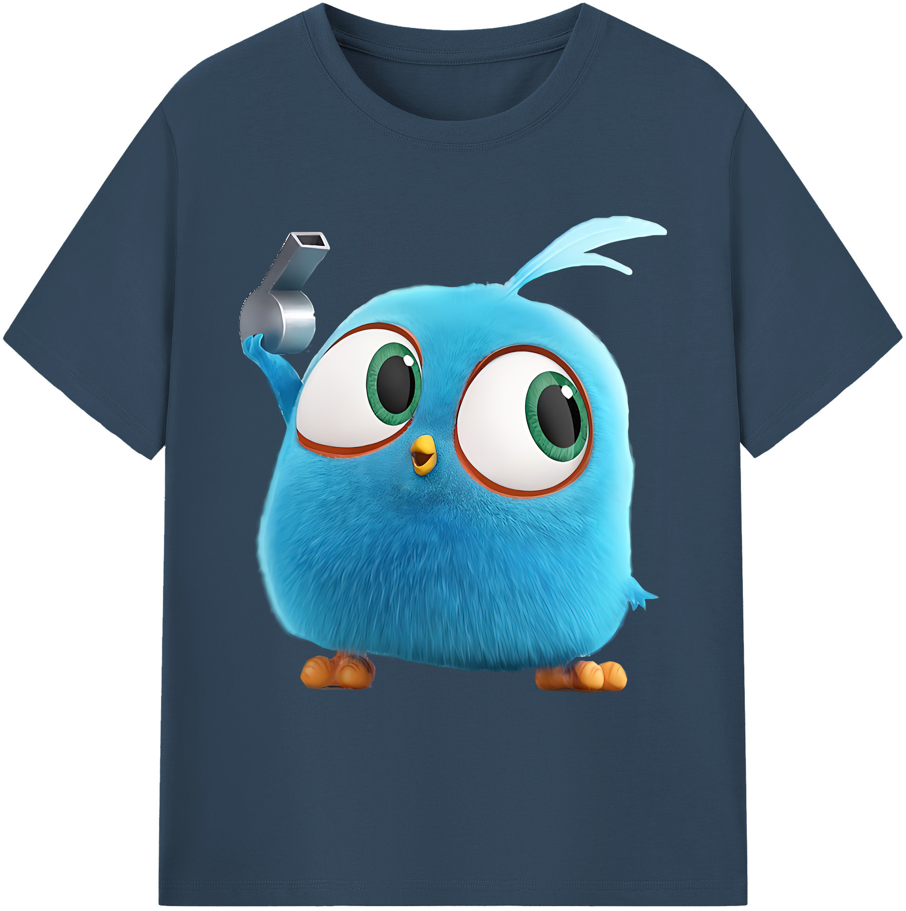 （画像用） Angry Birds アングリーバード 綿100％ メンズ半袖Tシャツ｜肌触りやわらか＆通気性