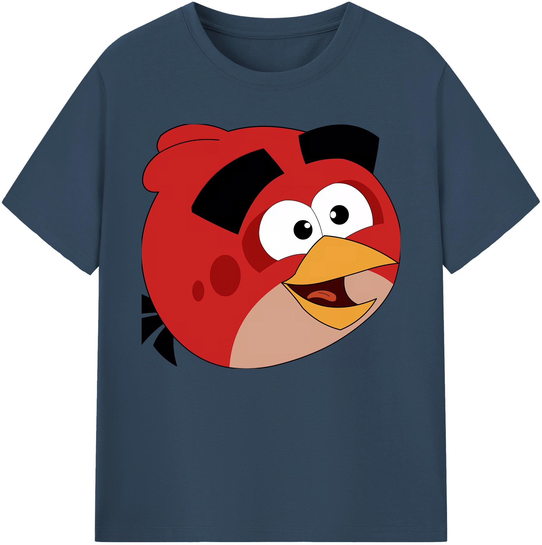 （画像用） Angry Birds アングリーバード 綿100％ メンズ半袖Tシャツ｜肌触りやわらか＆通気性