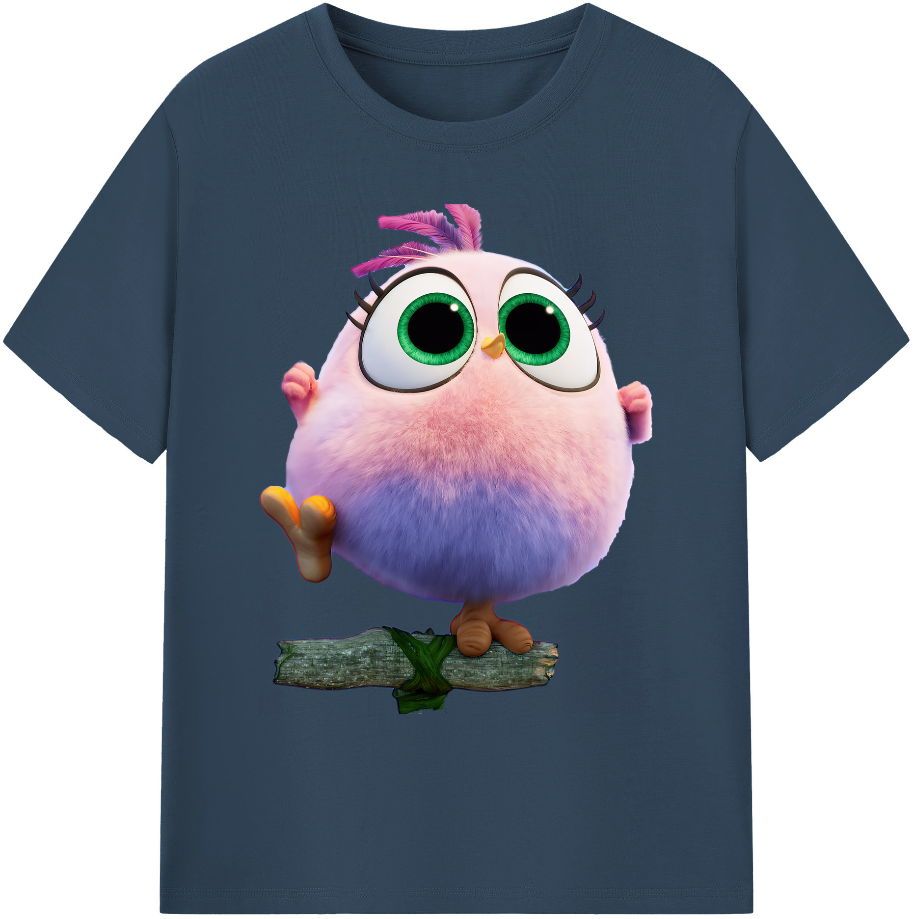 （画像用） Angry Birds アングリーバード 綿100％ メンズ半袖Tシャツ｜肌触りやわらか＆通気性