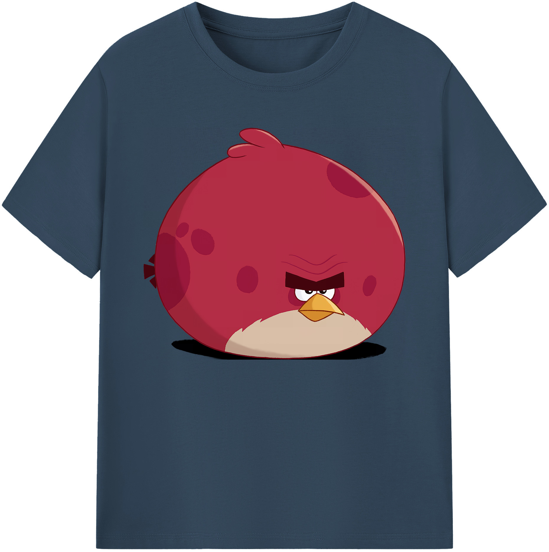 （画像用） Angry Birds アングリーバード 綿100％ メンズ半袖Tシャツ｜肌触りやわらか＆通気性