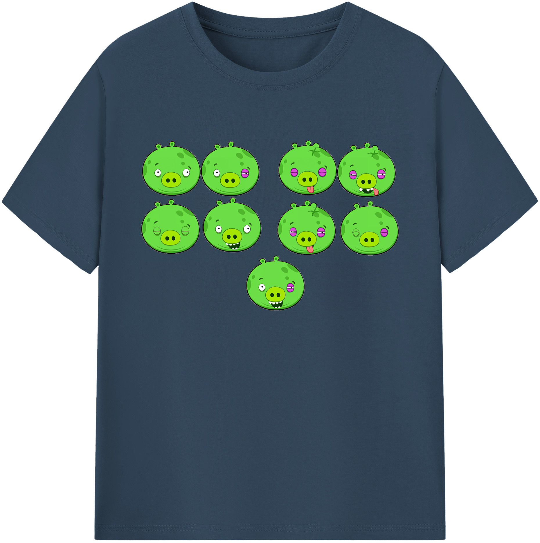 （画像用） Angry Birds アングリーバード 綿100％ メンズ半袖Tシャツ｜肌触りやわらか＆通気性