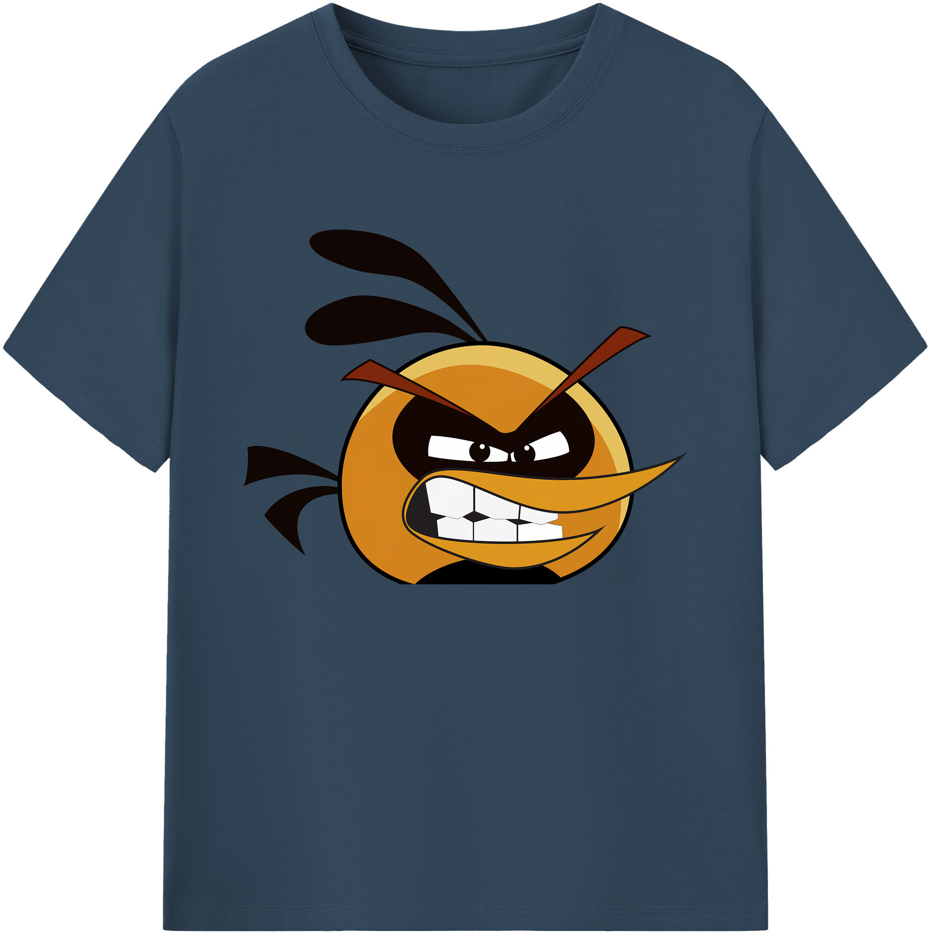 （画像用） Angry Birds アングリーバード 綿100％ メンズ半袖Tシャツ｜肌触りやわらか＆通気性