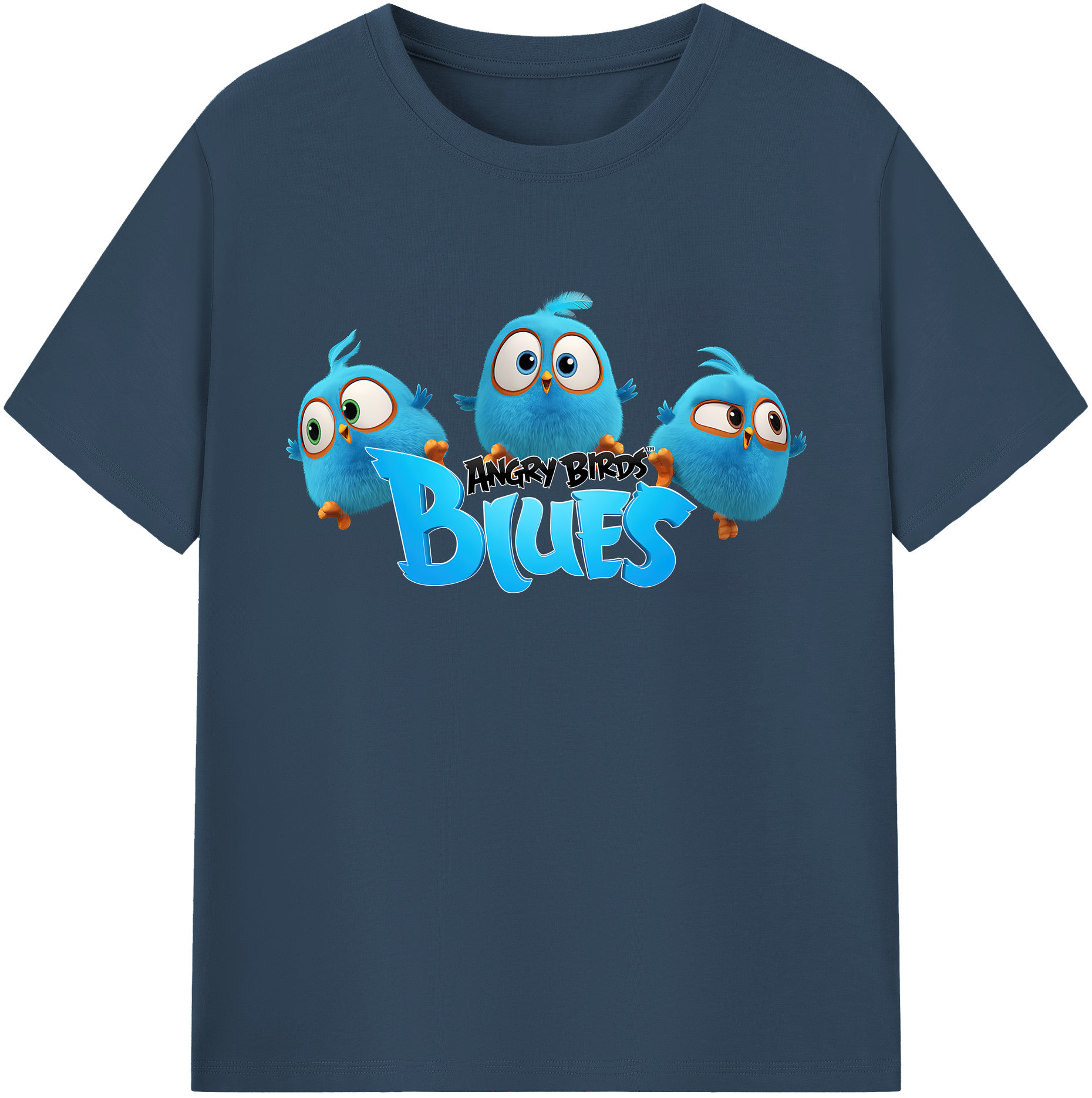 （画像用） Angry Birds アングリーバード 綿100％ メンズ半袖Tシャツ｜肌触りやわらか＆通気性